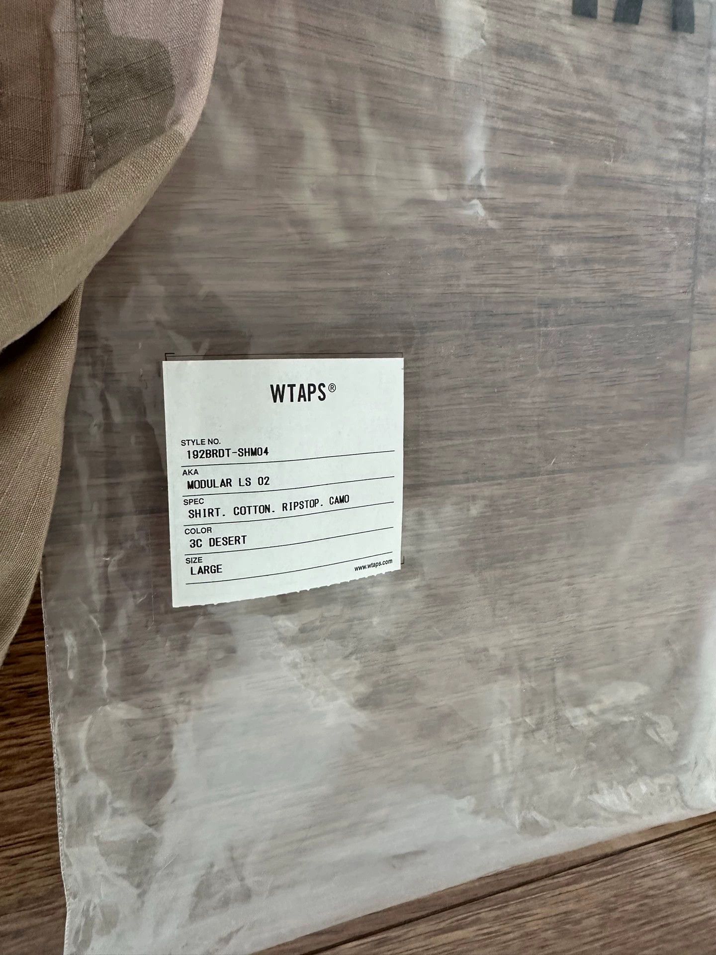 Wtaps WTAPS MODULAR LS 02 10-Pkt Camo RIPSTOP 19AW L Size US L / EU 52-54 / 3 - 3 Thumbnail