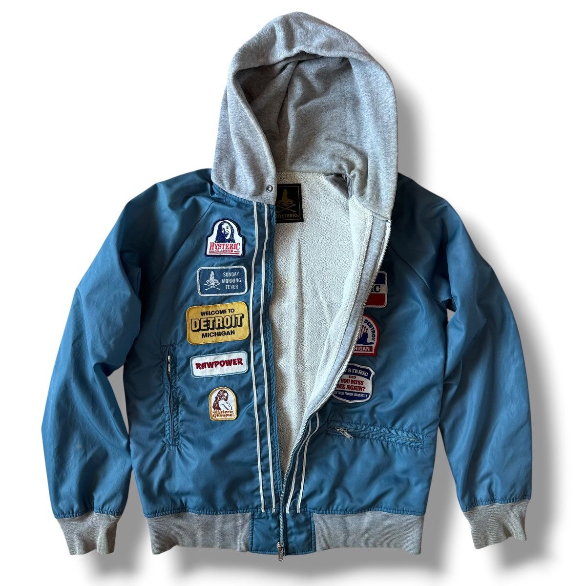 Hysteric Glamour Hysteric Glamour Patches Hooded Bomber Jacket Size US M / EU 48-50 / 2 - 3 Thumbnail