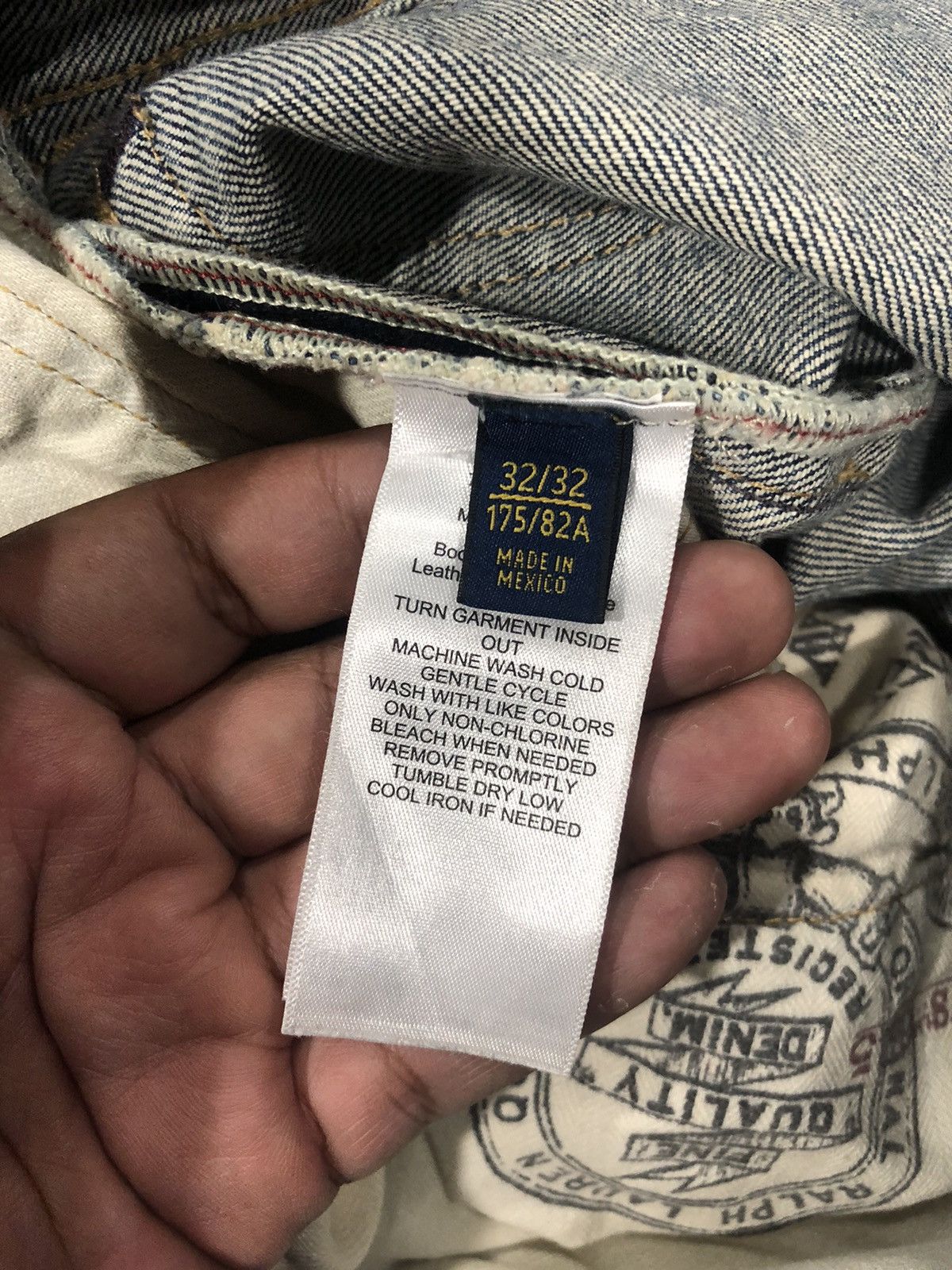 Polo Ralph Lauren × Vintage Vintage PRL Ralph Lauren RL Jeans Washedstone Size US 34 / EU 50 - 12 Thumbnail