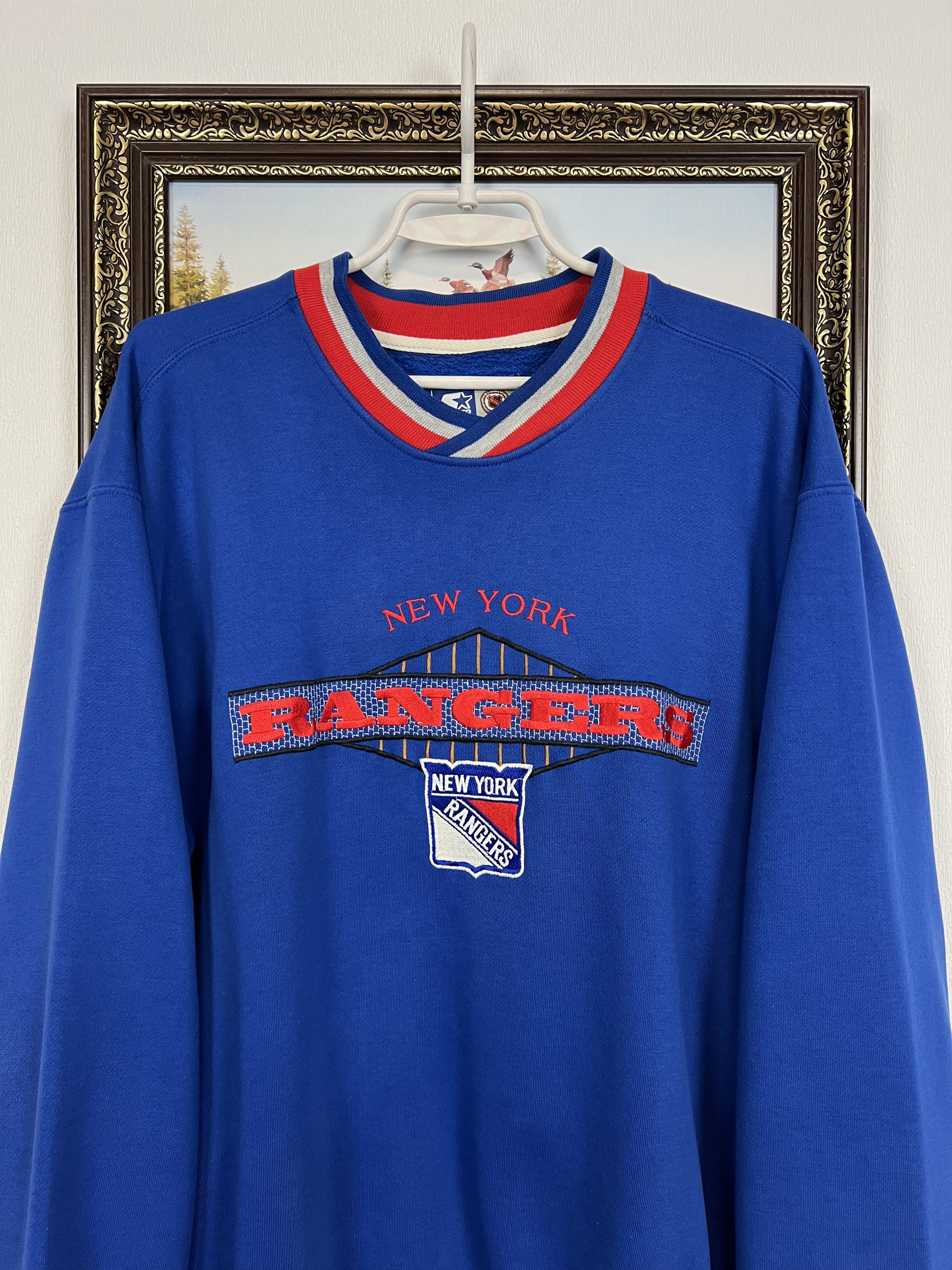 Starter Vintage Starter New York Rangers NHL Sweatshirt Size US L / EU 52-54 / 3 - 2 Thumbnail