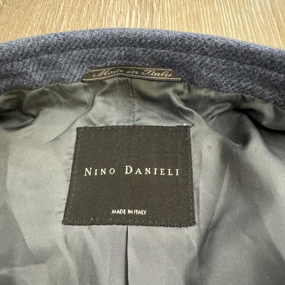 Vintage Nino Danieli Vintage Blazer Wool Cashmere Blue Men's Size 42 Size 42R - 3 Thumbnail