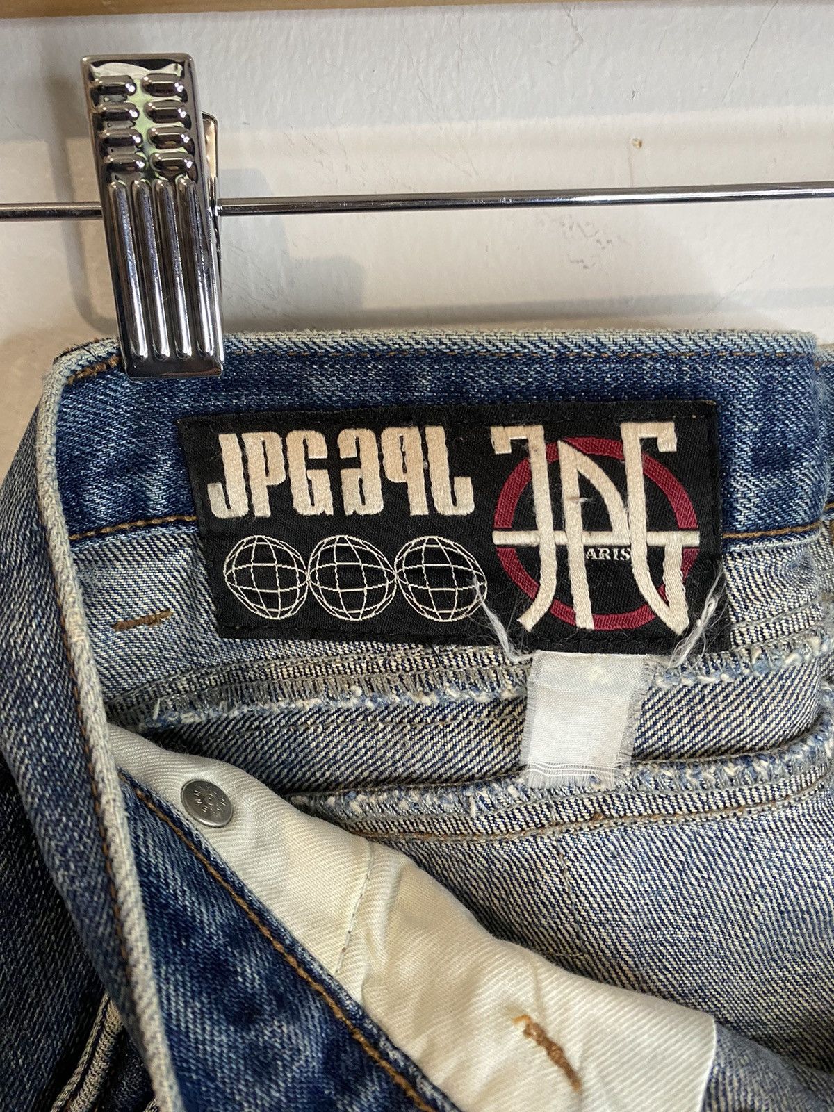 Jean Paul Gaultier JPG Jeans Double Waist Vintage Denim Jeans Grailed