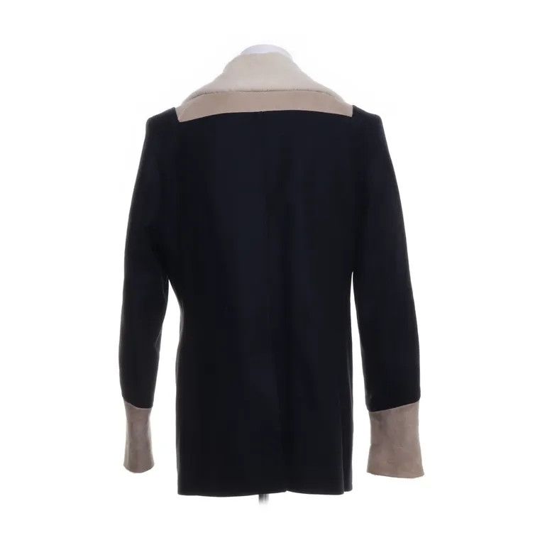Maison Margiela F/W12 Fur Lined Leather & Wool Peacoat Jacket Size US L / EU 52-54 / 3 - 2 Thumbnail