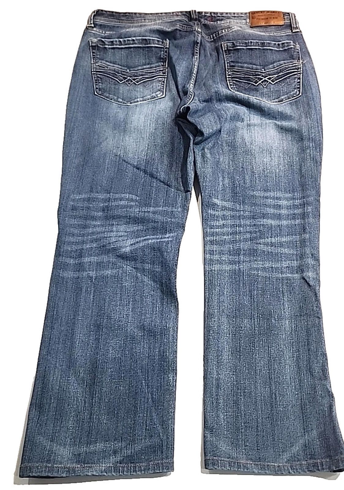 Seven 7 Seven7 Men’s Blue Jeans Straight Denim Actual 36Wx29L S72B Size US 36 / EU 52 - 6 Thumbnail