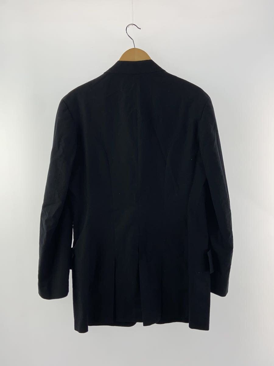 Yohji Yamamoto BLACK Scandal Yohji Yamamoto Cotton/Back Pleated Jacket Size US M / EU 48-50 / 2 - 2 Thumbnail