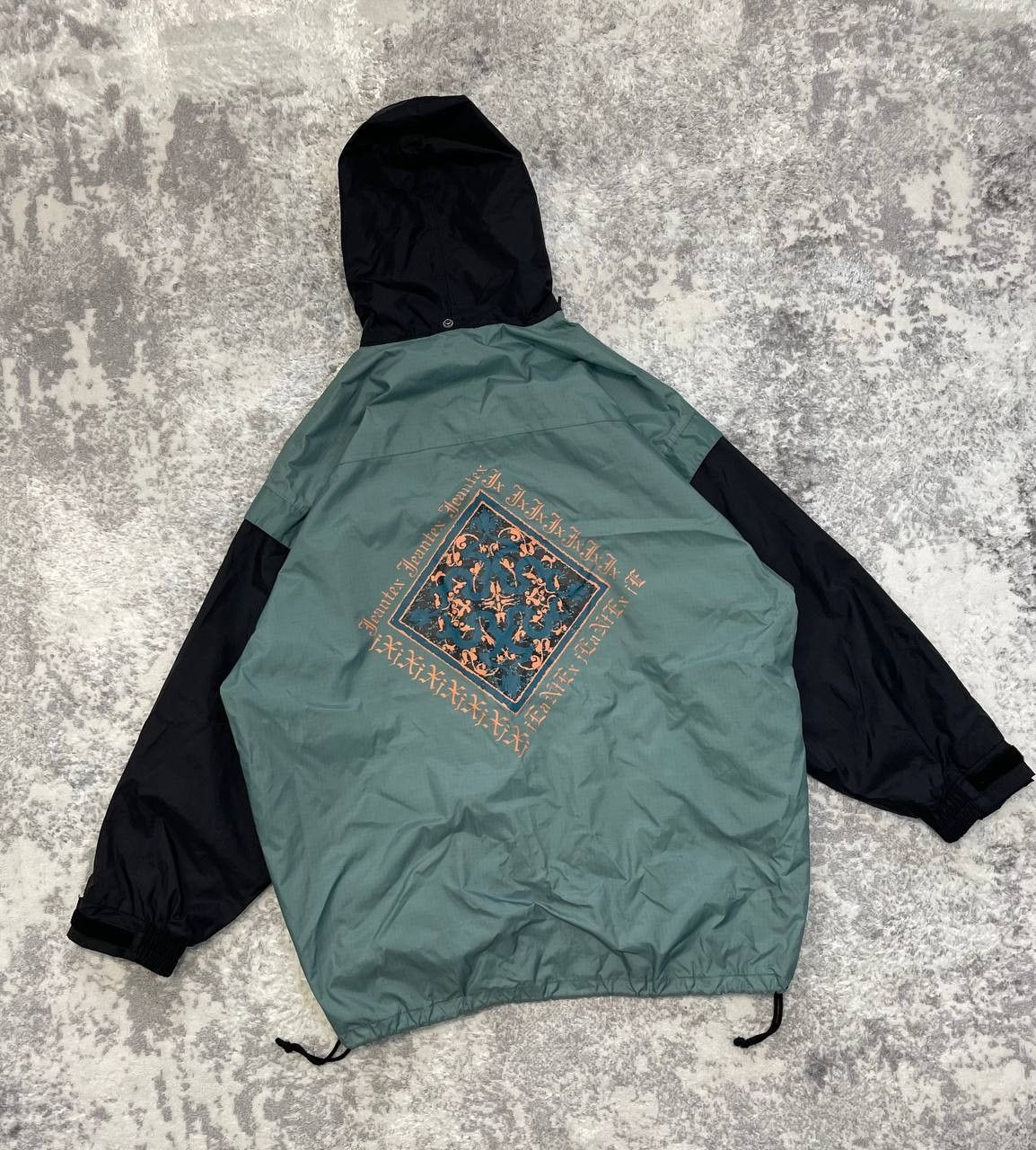 Other Jeantex Jx Vintage rain jacket, Windbreaker. 90s Sportswear Size US L / EU 52-54 / 3 - 3 Thumbnail