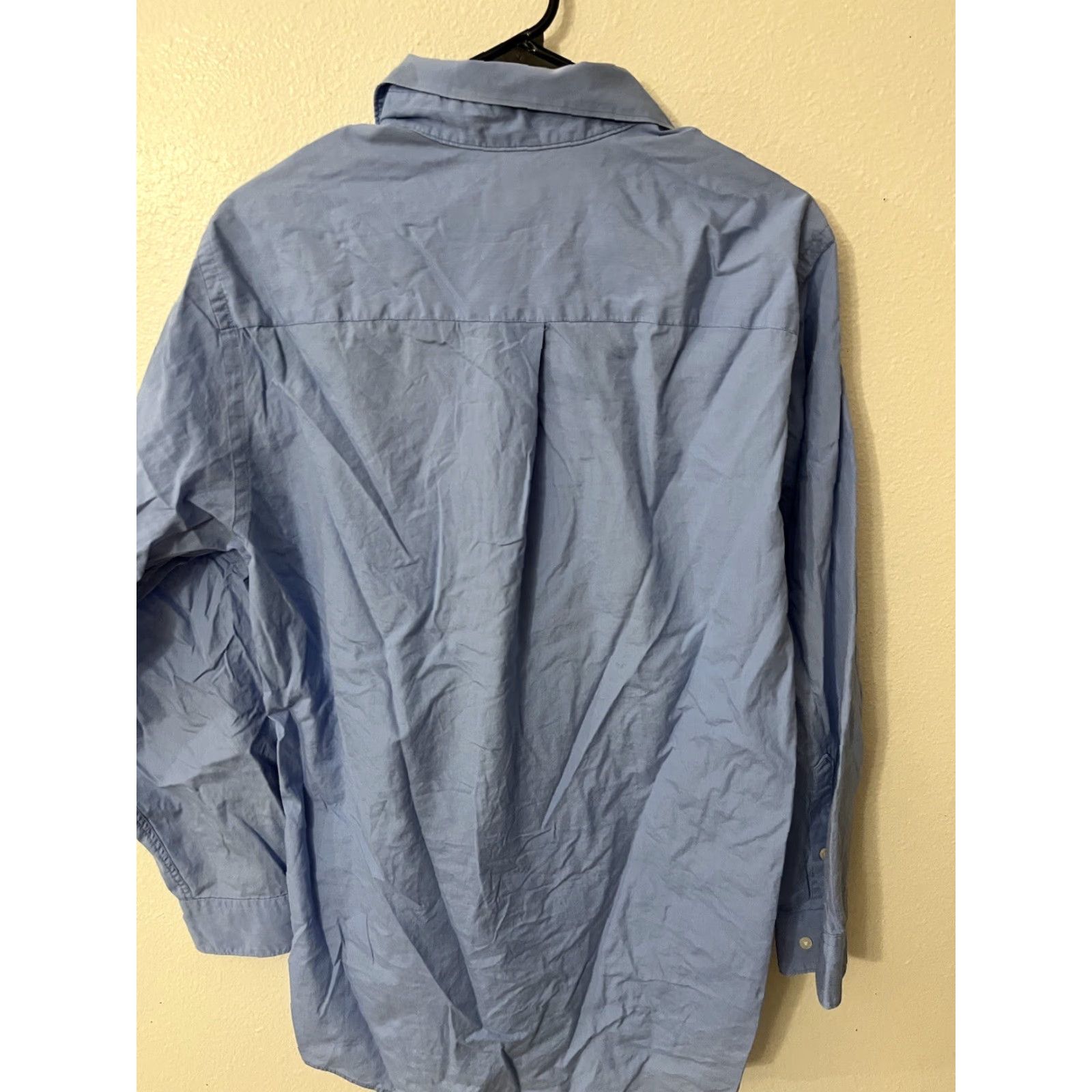 DKNY DKNY Dress Shirt Blue 15 100% Cotton Button Long Sleeve Reg Fit 2 Ply 2-Ply Long Sleeve Mens Classic Shirt Regular Size 15 Men blue 80s Theme Size 40R - 3 Thumbnail