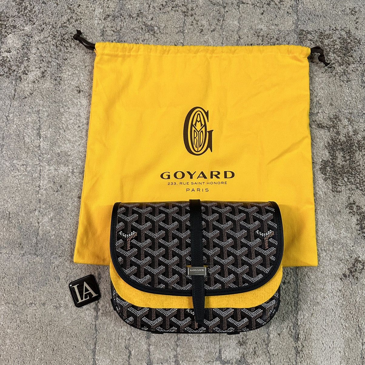 image of Goyard Belvedere Pm3 Black, Men's