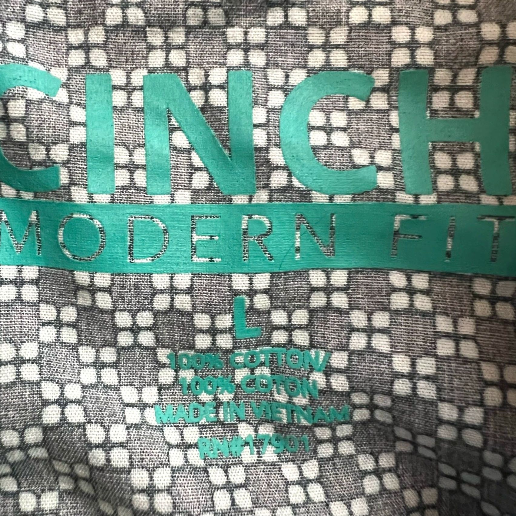 Vintage Cinch Shirt Mens Large Green Geometric Snap Modern Fit Western Cowboy Shirt Mens L Green Geometric Snap Modern Fit Western Cowboy Size US L / EU 52-54 / 3 - 6 Thumbnail