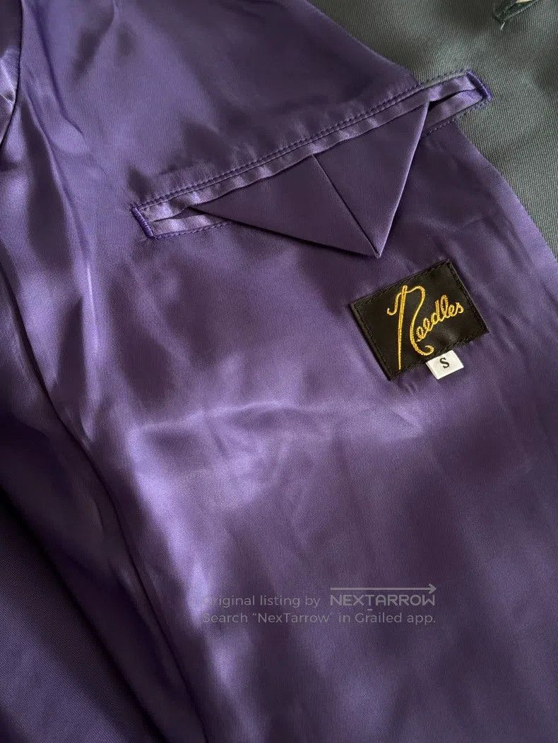 Needles Needles size S Embroidery logo suit jacket Size 48R - 4 Thumbnail