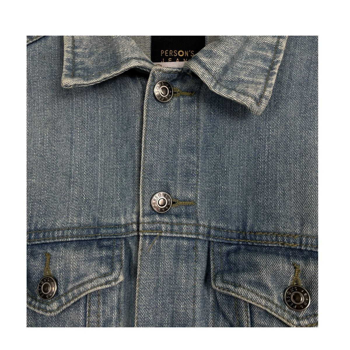 Japanese Brand × PERSON'S 💥PERSONS JEANS DENIM TRUCKER JACKET Size US M / EU 48-50 / 2 - 8 Thumbnail