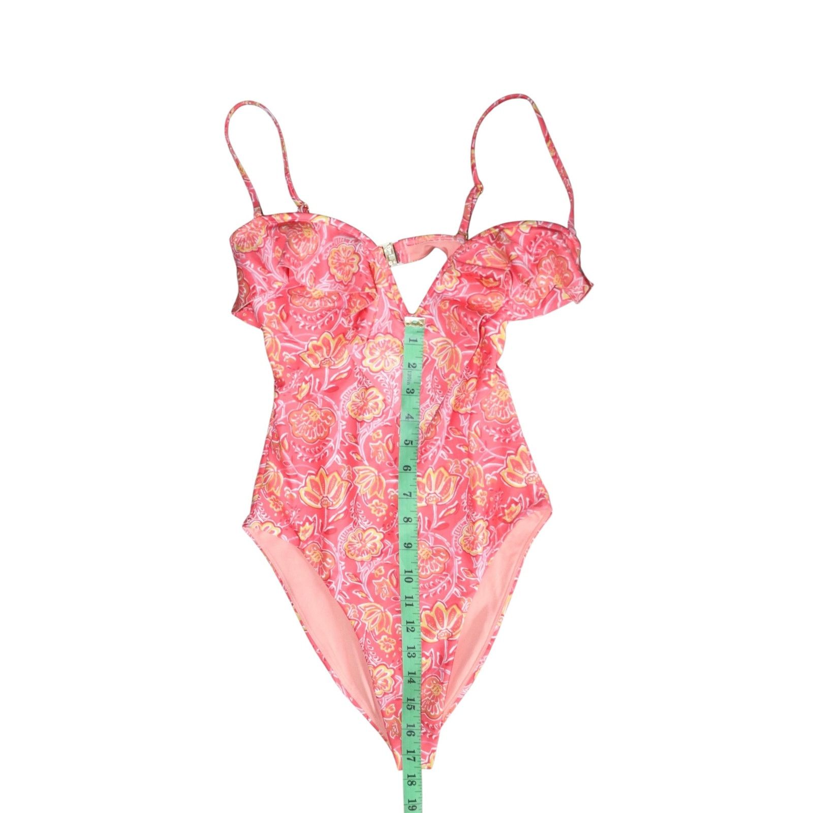 Ramy Brook Ramy Brook Sorrento Ruffled Printed Swimsuit Size XS Size XS / US 0-2 / IT 36-38 - 7 Thumbnail