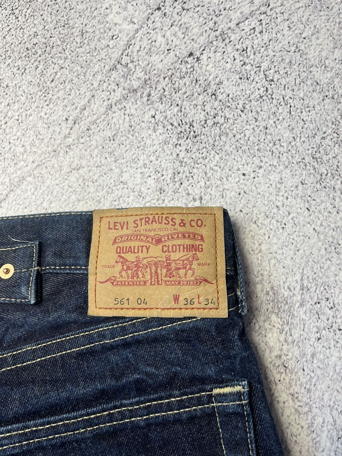 Levi's Vintage 90s Levis Blue Wash Style Baggy Jeans Y2K Rare Size US 36 / EU 52 - 19 Thumbnail