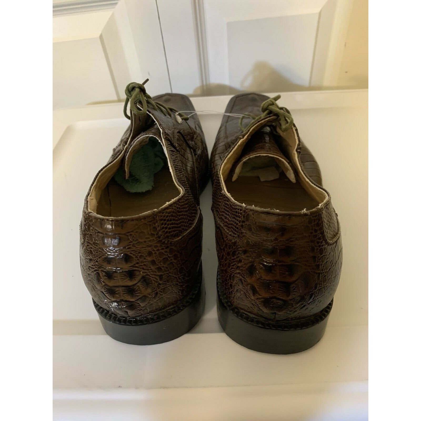 Other Bolano Faux Snake Skin Trim Printed Men’s Sz 12 Lace Up Oxfo Size US 12 / EU 45 - 8 Thumbnail
