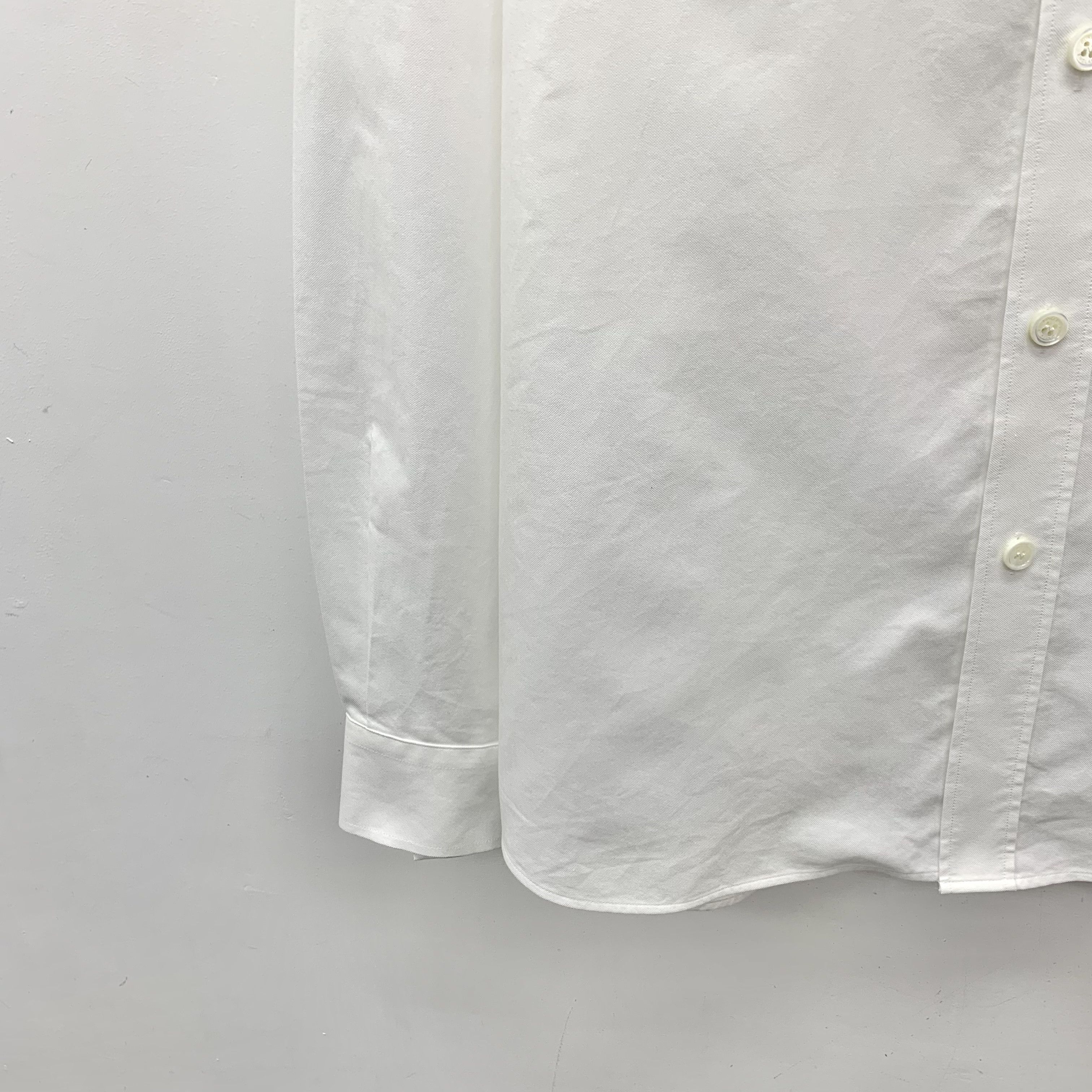 Burberry Burberry Logo Embroidered Shirt White (XL) Size US XL / EU 56 / 4 - 4 Thumbnail