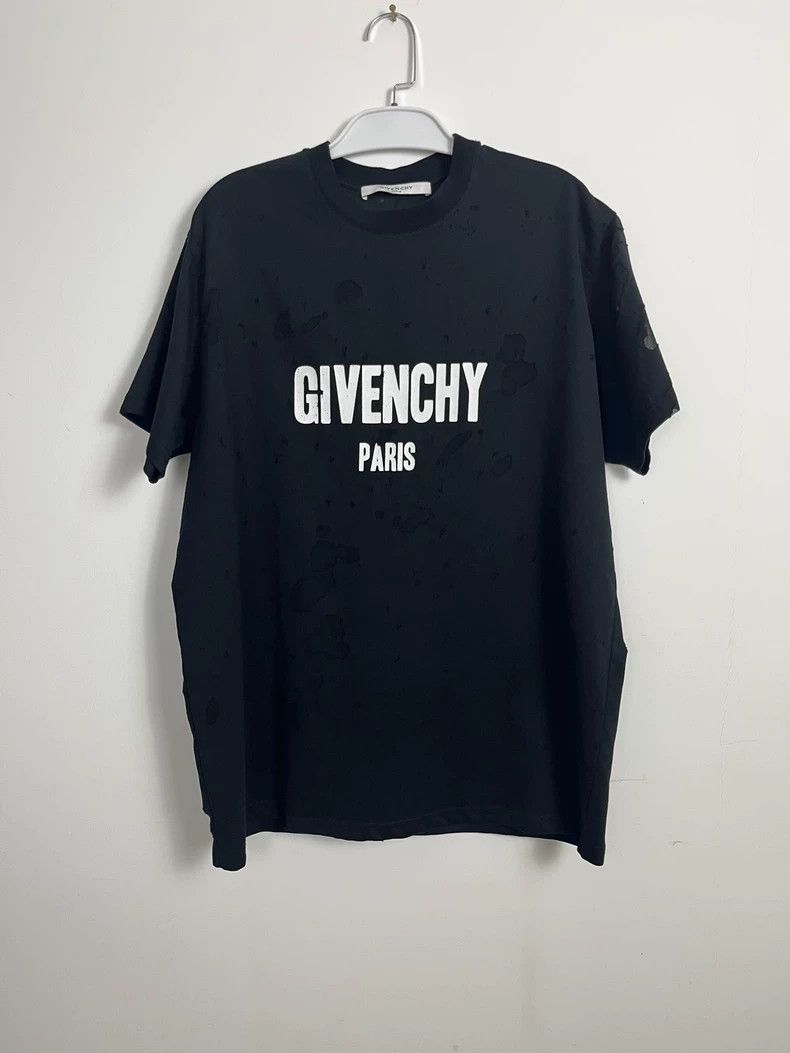 Givenchy Givenchy Black hole short-sleeve T-shirt, XXS size, made i Size US XXS / EU 40 - 1 Thumbnail
