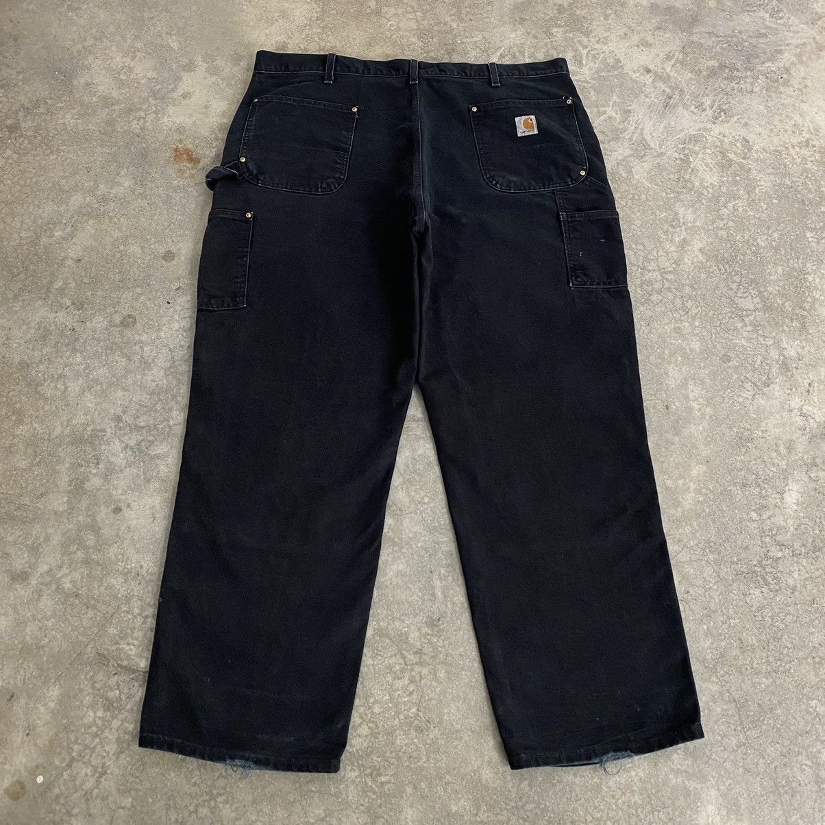 Carhartt Vintage Carhartt Double Knee Black Carpenter Work Pants Size US 41 - 13 Thumbnail