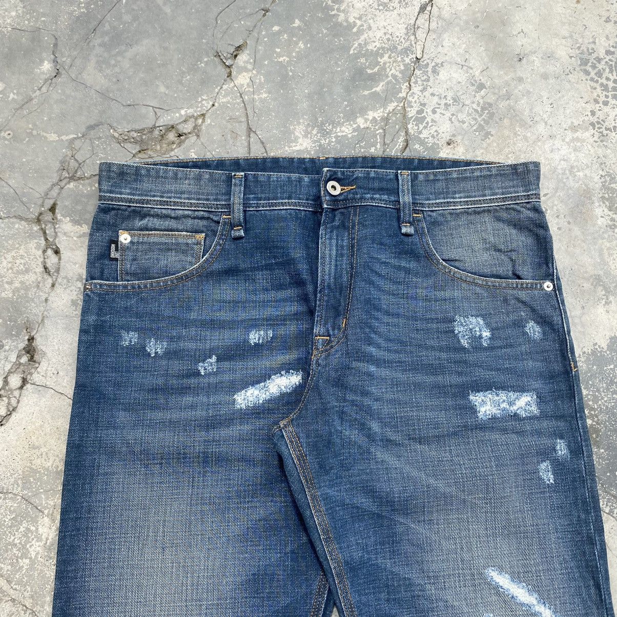 Moschino LOVE MOSCHINO Peace Paint Stamp Jeans Size US 35 - 4 Thumbnail