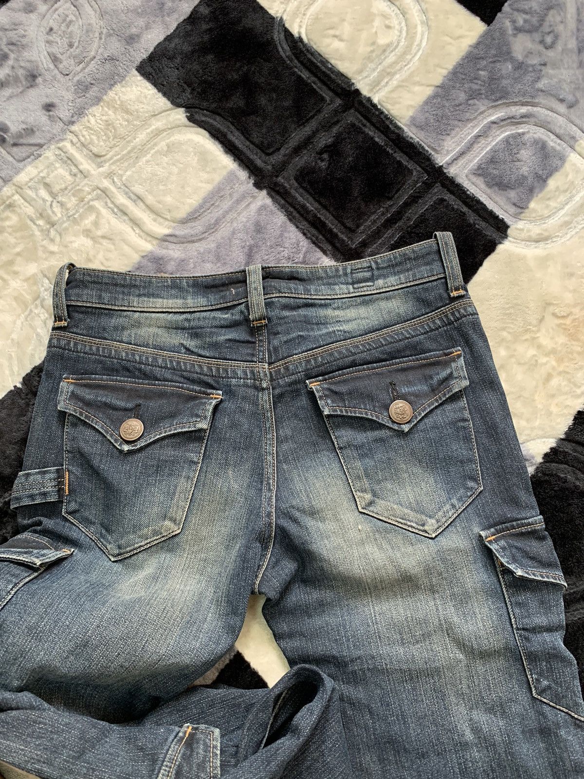 Hysteric Glamour × Japanese Brand Size 31: Vintage Bartack clothing Jeans Cargo rare Size US 31 - 7 Thumbnail