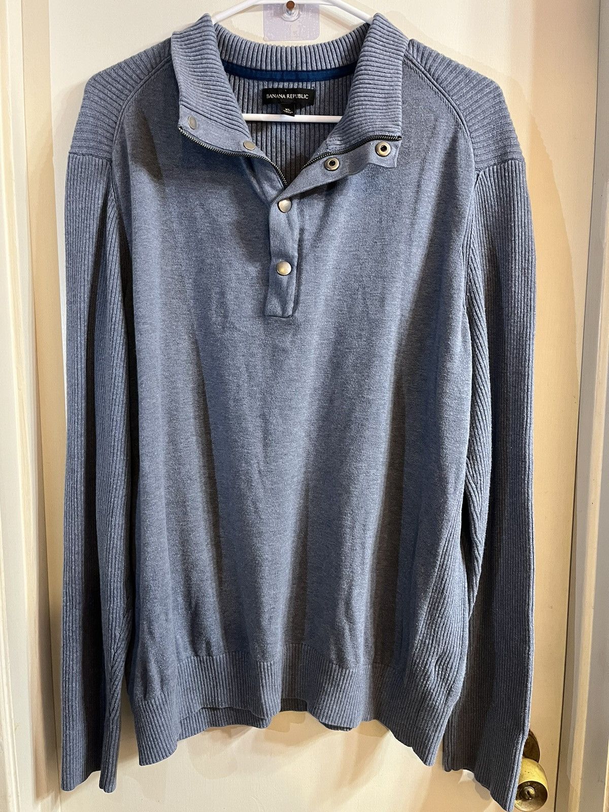 Banana Republic Banana Republic Men’s Long Sleeve Polo Sweater Knit Cotton Size US XS / EU 42 / 0 - 1 Thumbnail