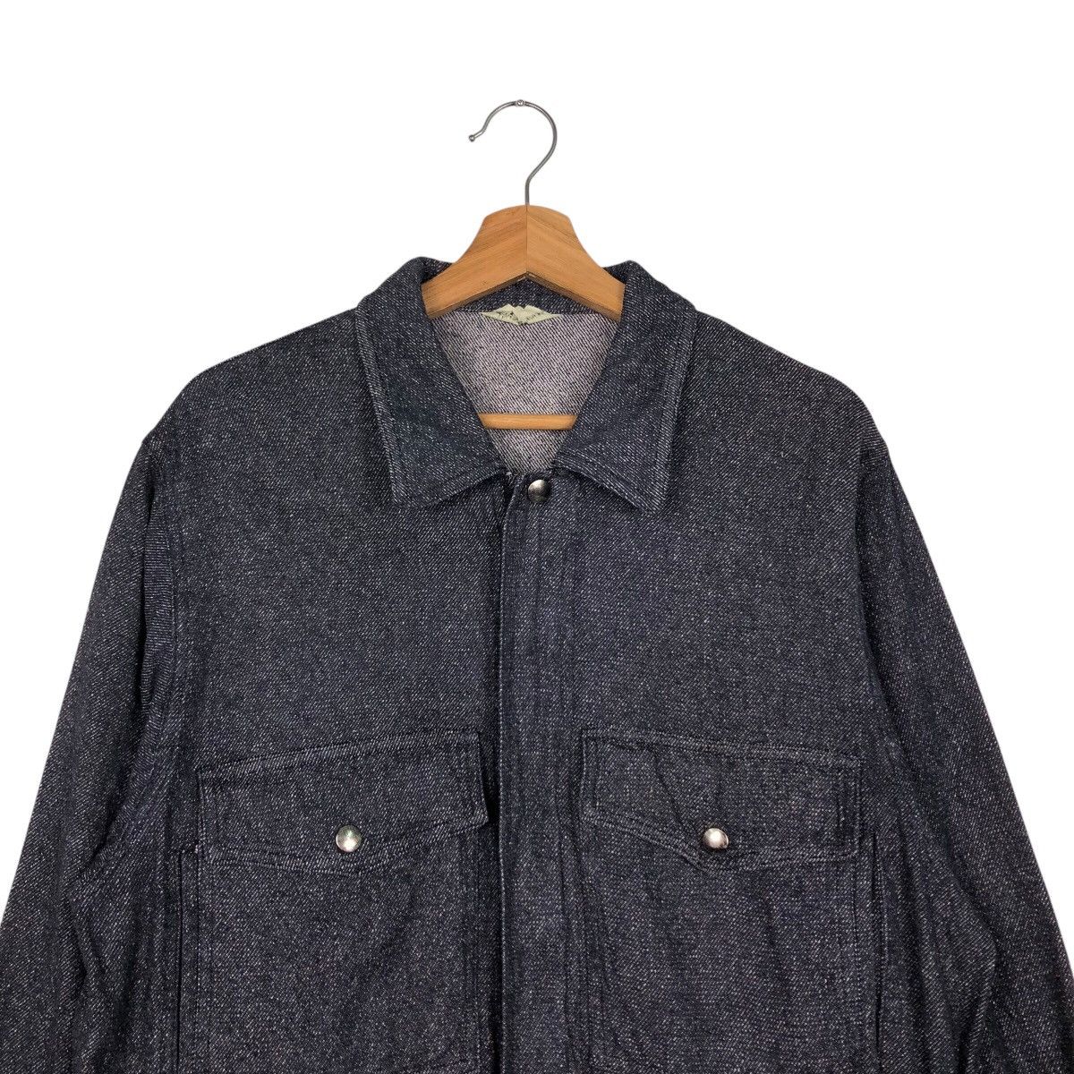 Japanese Brand 📌Vintage Denim Bomber Jacket Mige Parso Issey Miyake Size US M / EU 48-50 / 2 - 4 Thumbnail
