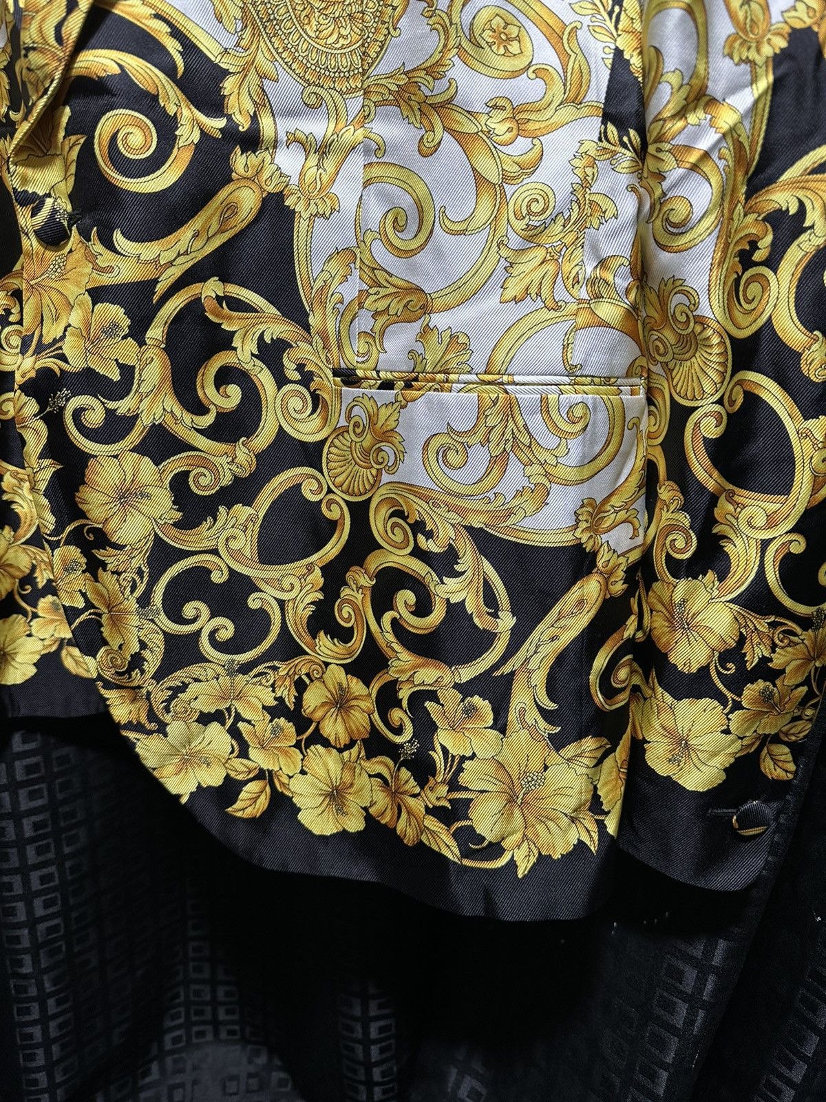 Versace Versace barocco print blazer Size 54L - 5 Thumbnail