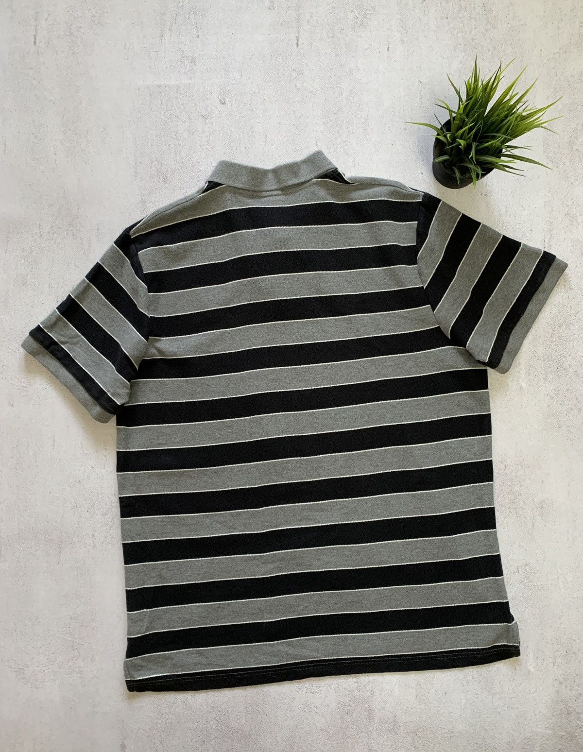 Vintage Vintage Nike Polo T Shirt Rugby Striped Baggy Mini Swoosh Size US XXL / EU 58 / 5 - 4 Thumbnail