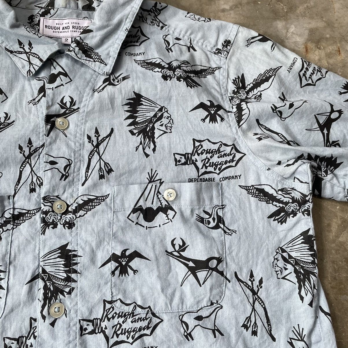 Designer Rough and rugged shirt Size US L / EU 52-54 / 3 - 2 Thumbnail