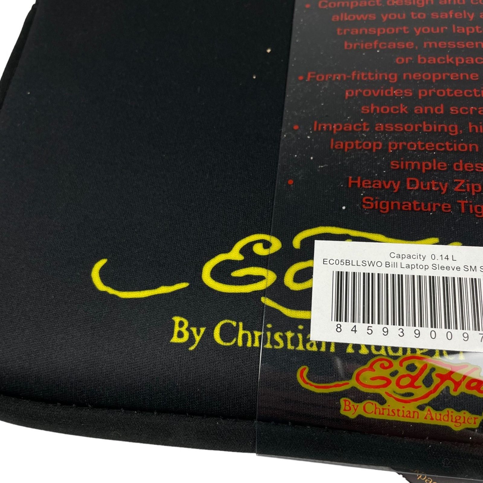 Christian Audigier × Ed Hardy × Vintage Laptop Sleeve Ed Hardy By Christian Audigier Vintage DS Size ONE SIZE - 5 Thumbnail