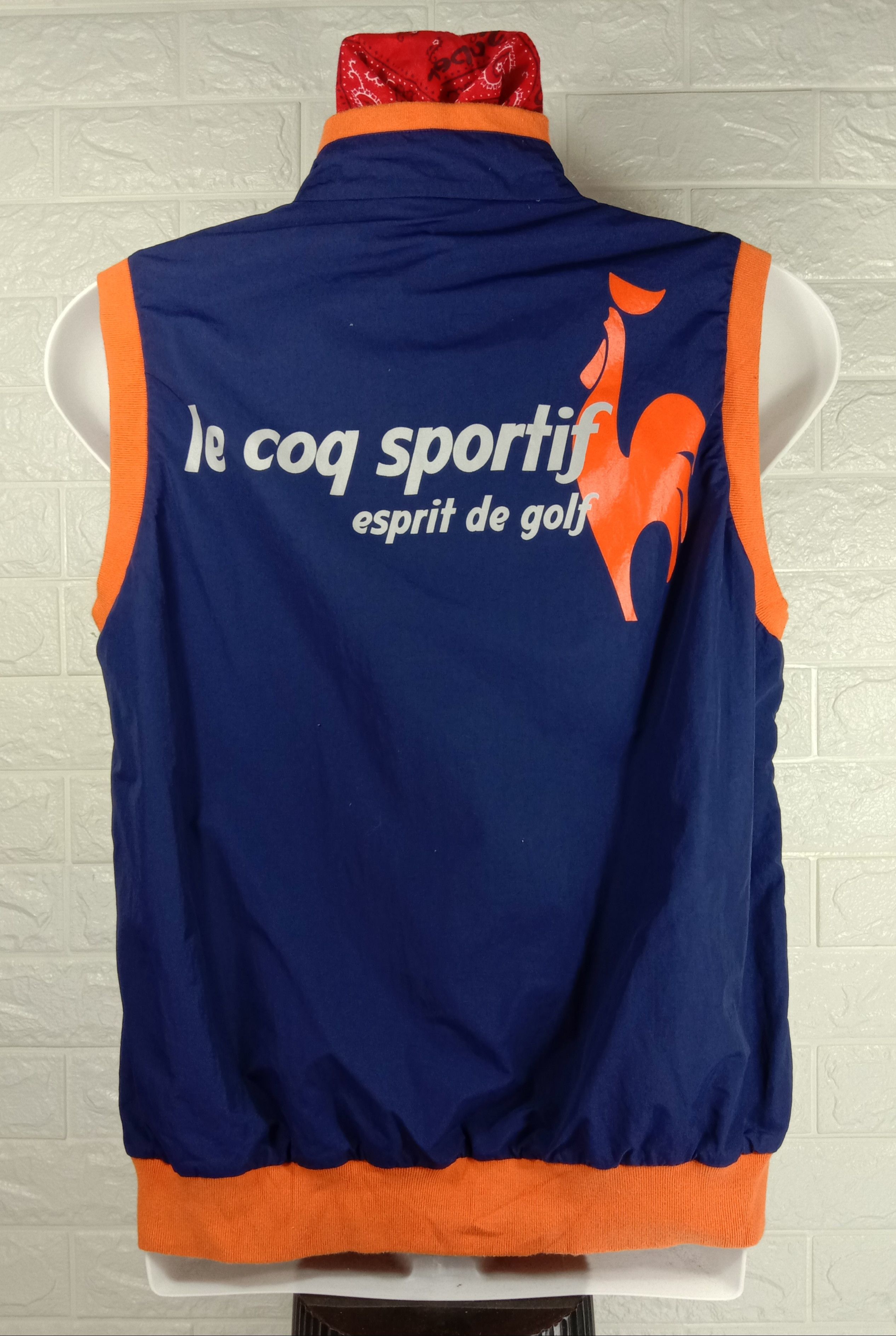 Vintage LE COQ SPORTIF Golf Collection Reversible Vest