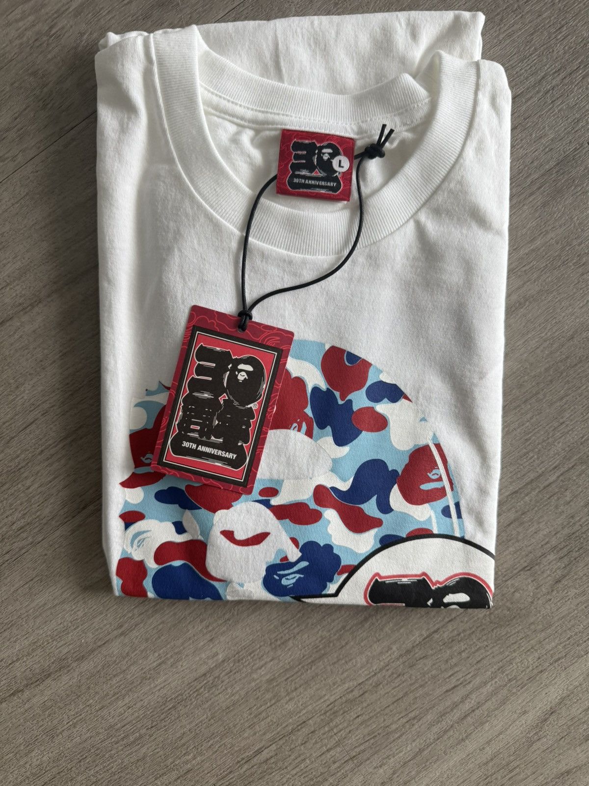 Bape Paris 30th anniversary tee