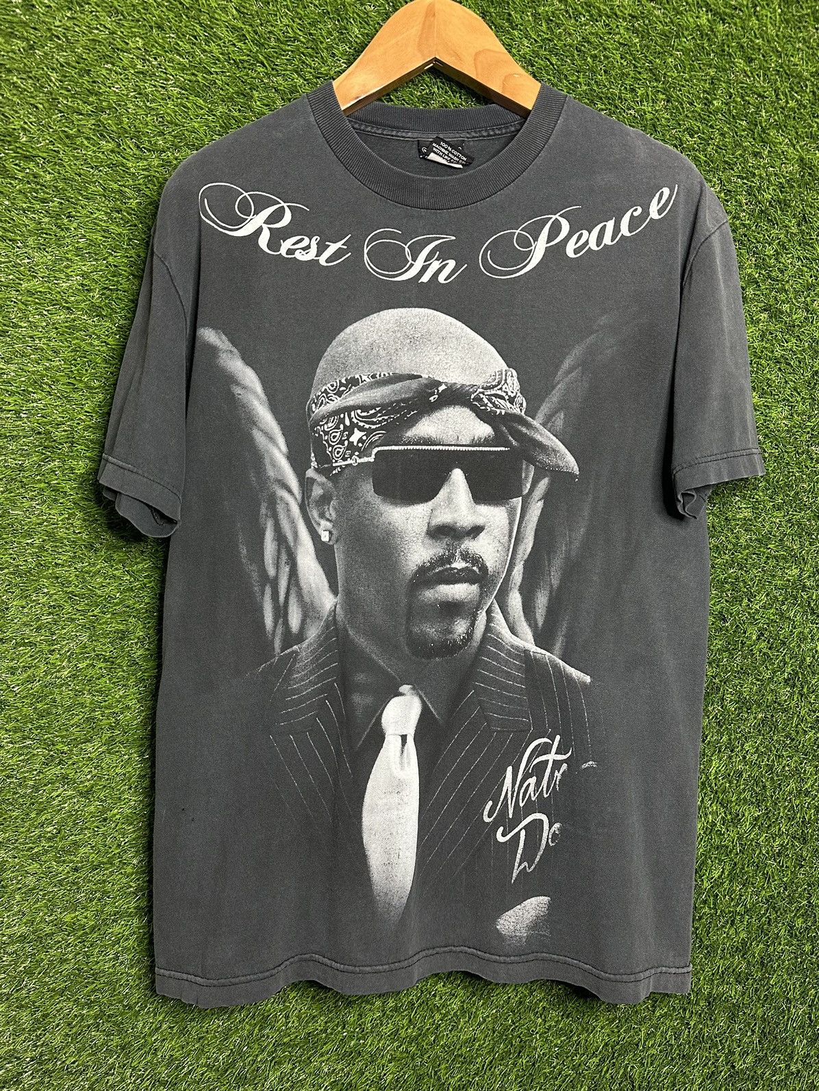 image of Rap Tees x Vintage Rip Nate Dogg We Still Got Love 00S Rap Tee Shirt in Black, Men's (Size Large)