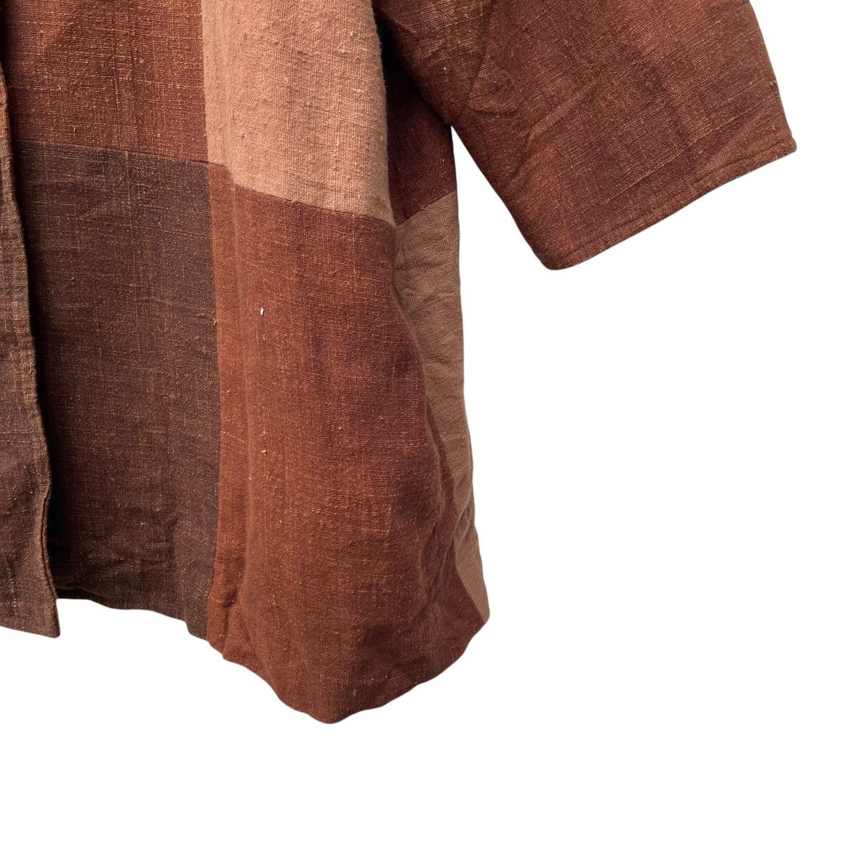 Issey Miyake × Japanese Brand × Vintage Vintage 90s Japanese Brand Patchwork Jacket Size M / US 6-8 / IT 42-44 - 8 Thumbnail