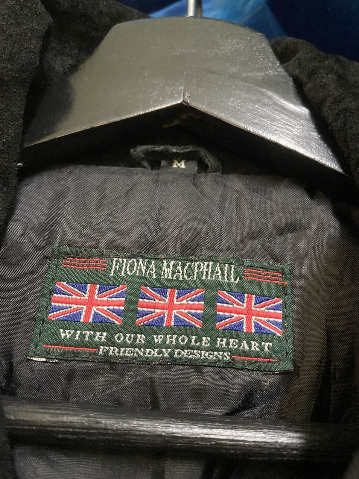 Vintage Vintage Fiona MacPhail Pig Suede Black Drawstring Waist Size US M / EU 48-50 / 2 - 6 Thumbnail