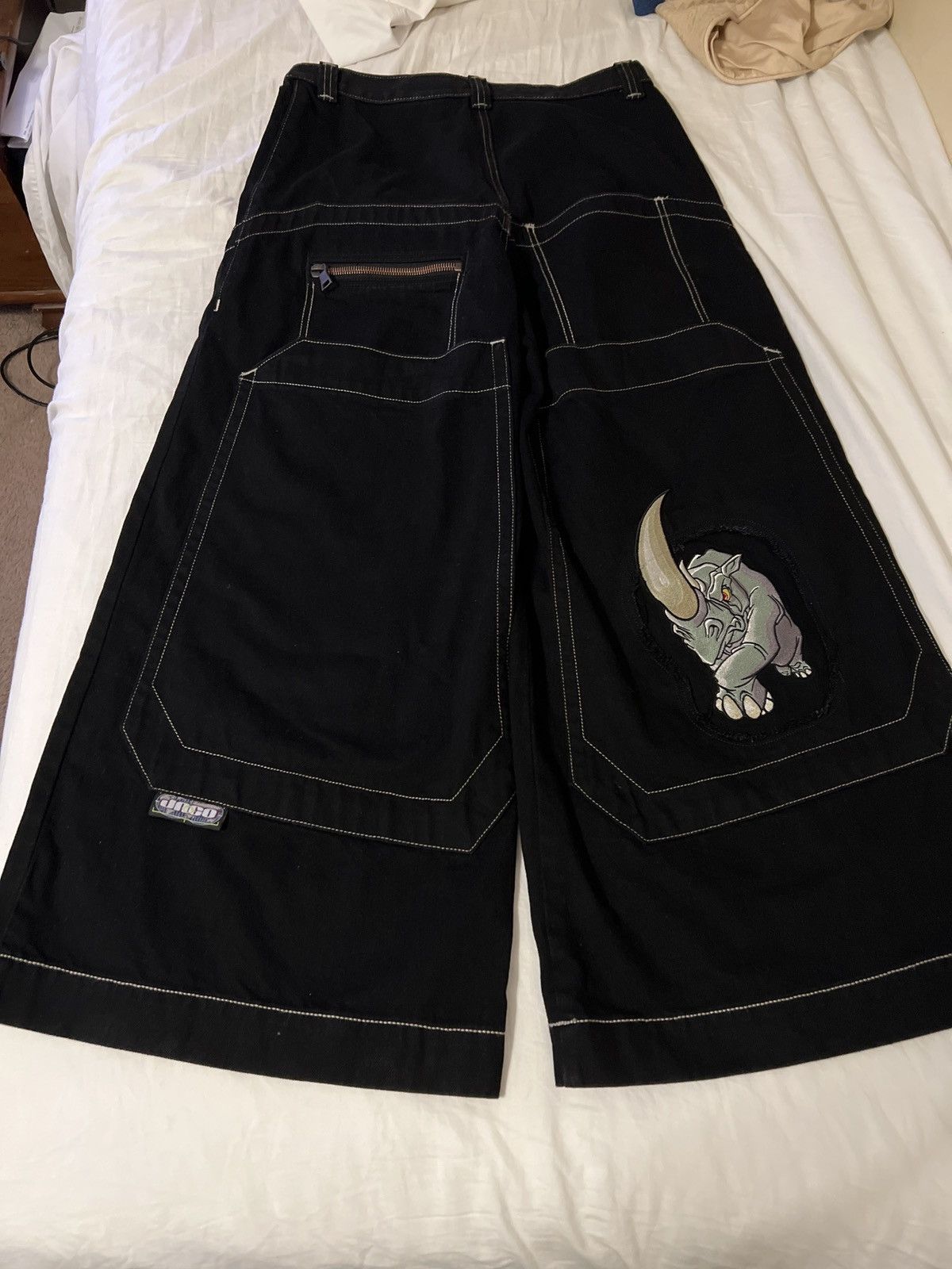 NEW Jnco jeans, endangered species Rhino black
