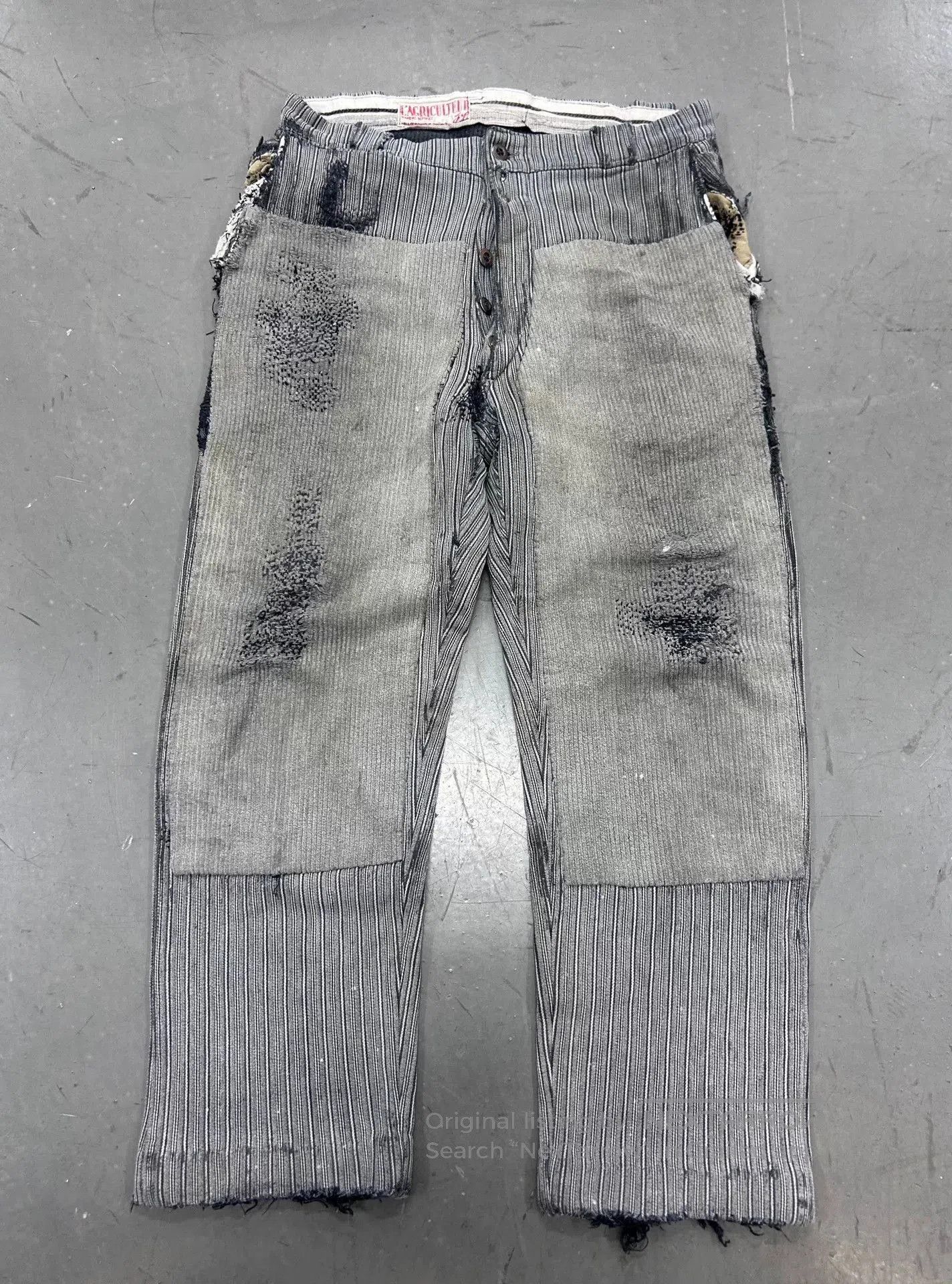 Vintage Vintage 30s French Work Pants. Size US 33 - 1 Thumbnail