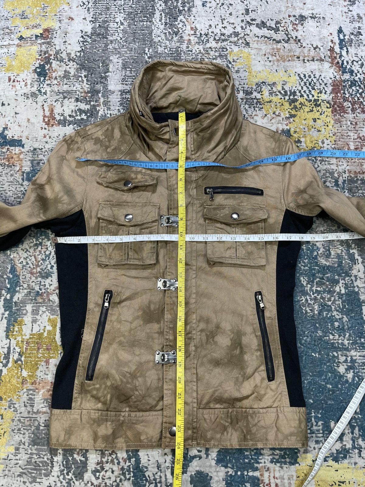 semanticdesign Semantic Design Multipocket Bleached Bono Hooded Jacket Size S / US 4 / IT 40 - 9 Thumbnail