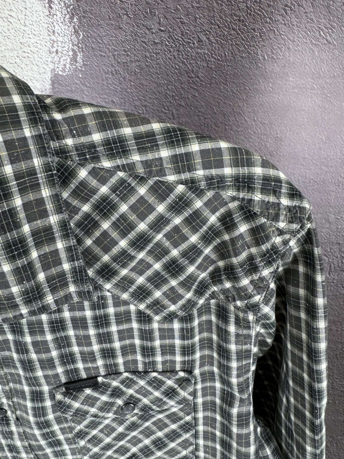 Diesel Diesel vintage checkered flannel y2k long sleeve shirt Size US L / EU 52-54 / 3 - 11 Thumbnail