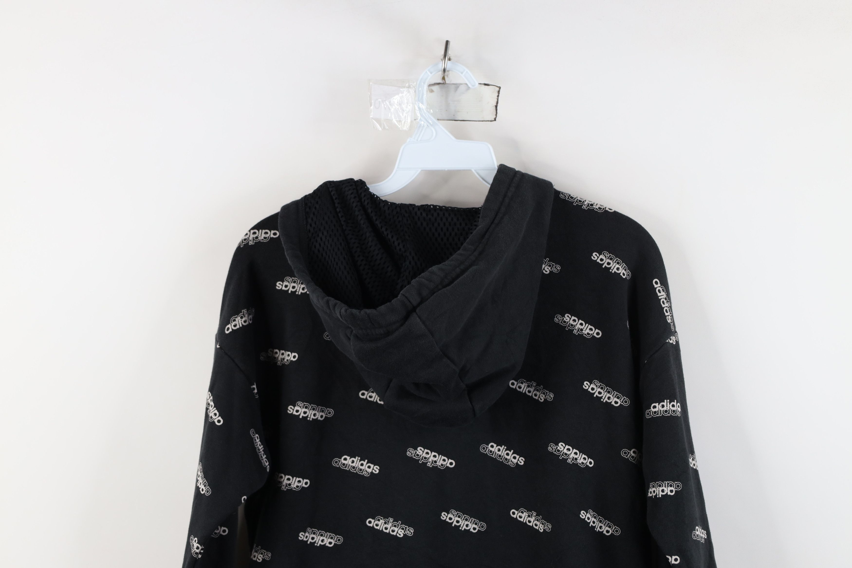 Adidas Y2K Adidas Spell Out All Over Print Hoodie Sweatshirt Size M / US 6-8 / IT 42-44 - 13 Thumbnail