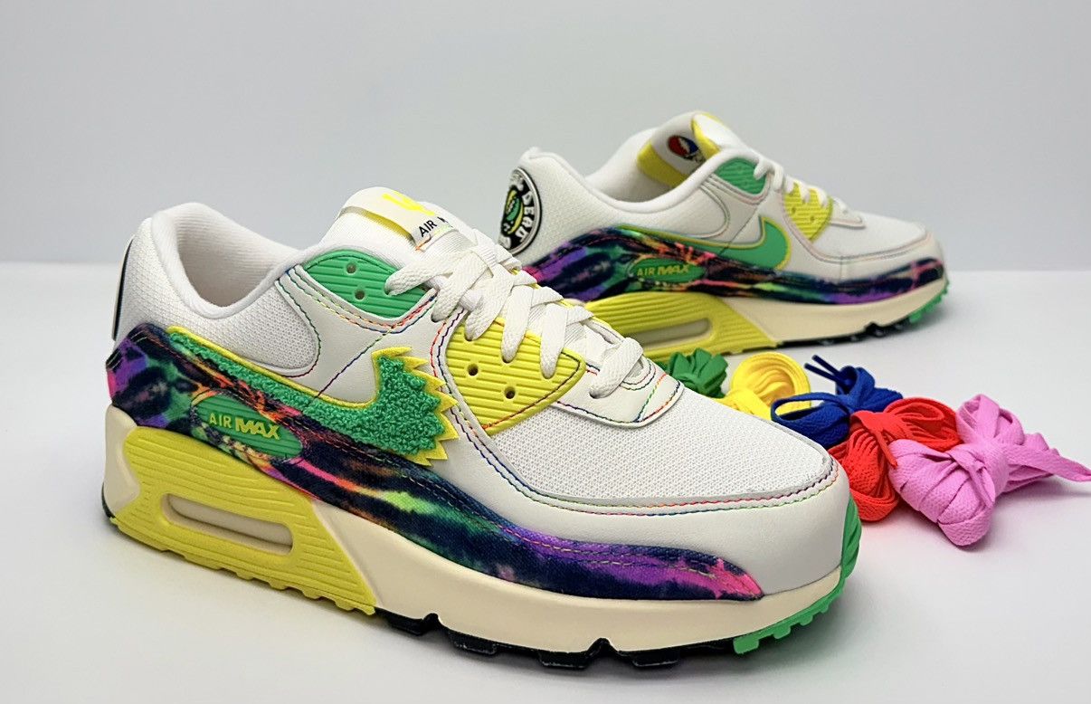 Nike Nike Air Max 90 University of Oregon x Grateful Dead Size US 10.5 / EU 43-44 - 3 Thumbnail