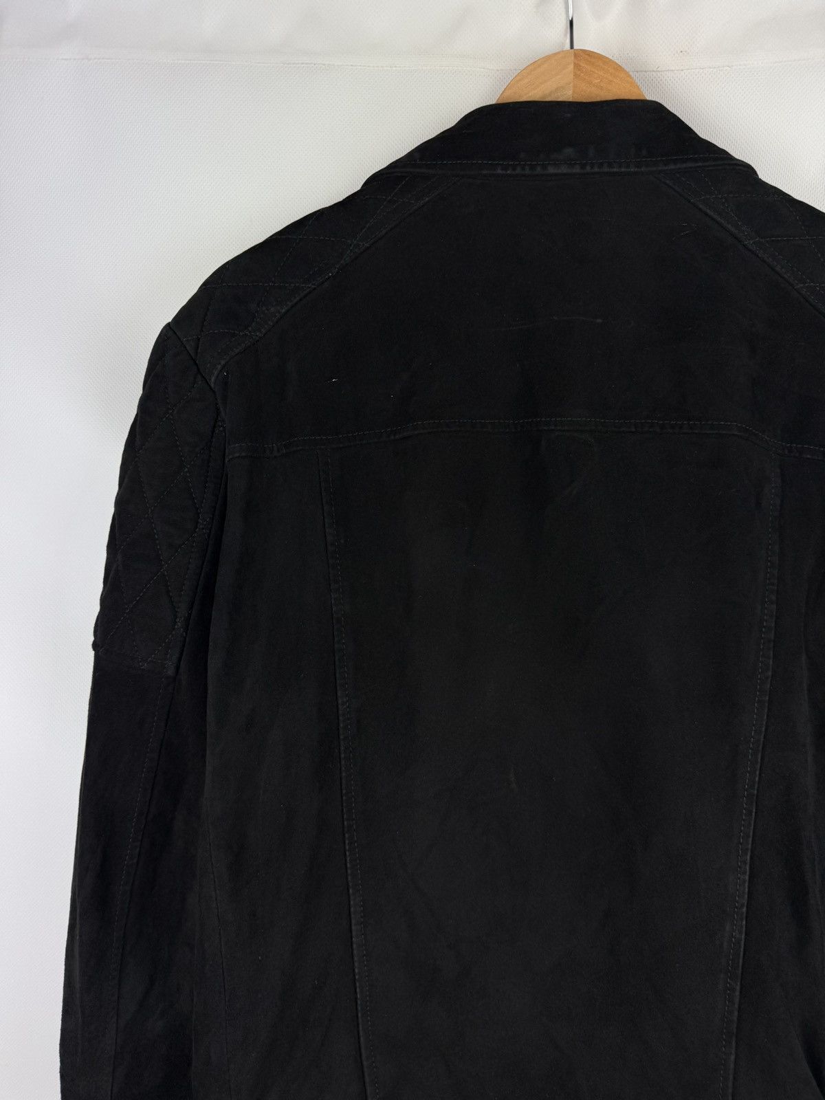 Allsaints Allsaints Bonson Biker Goat Leather Belted Suede Jacket Size US M / EU 48-50 / 2 - 18 Thumbnail