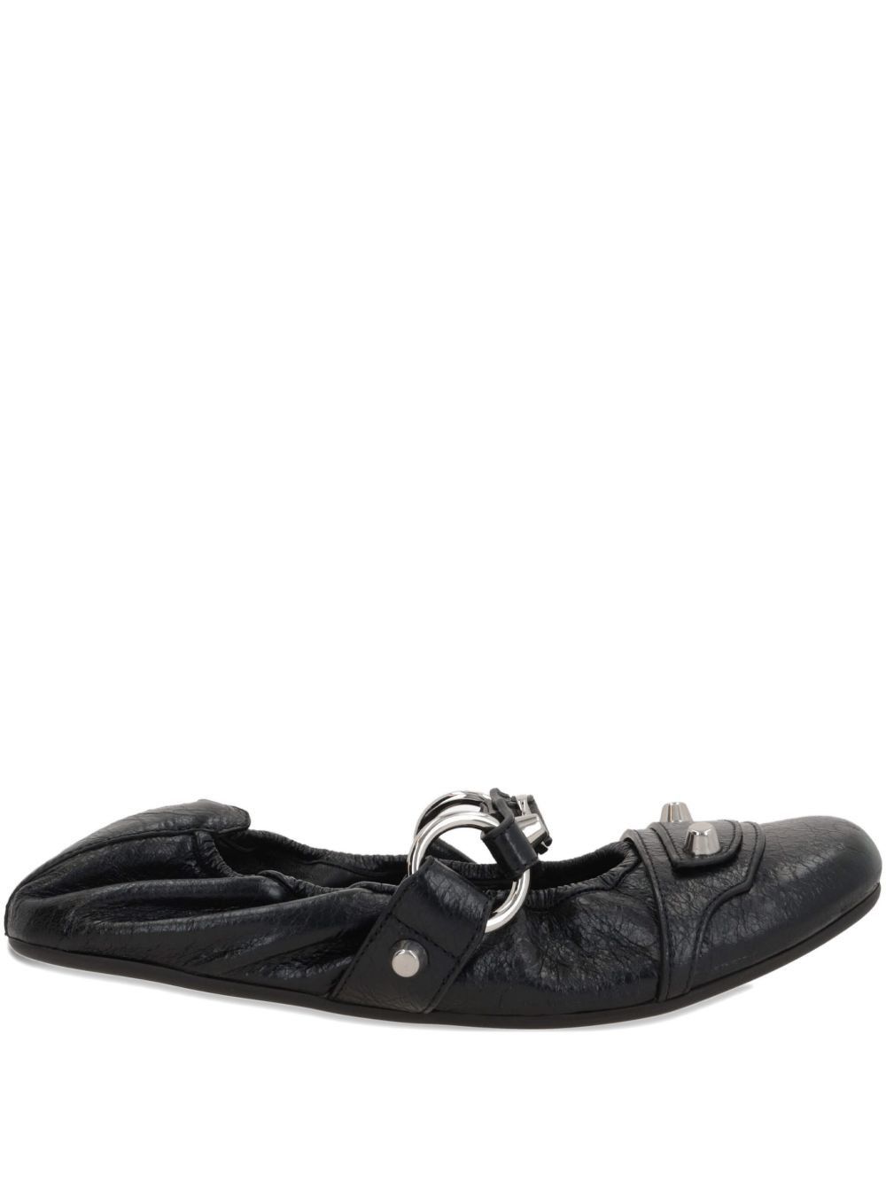 Balenciaga CITY LEATHER BALLETS Size US 10 / IT 40 - 1 Thumbnail