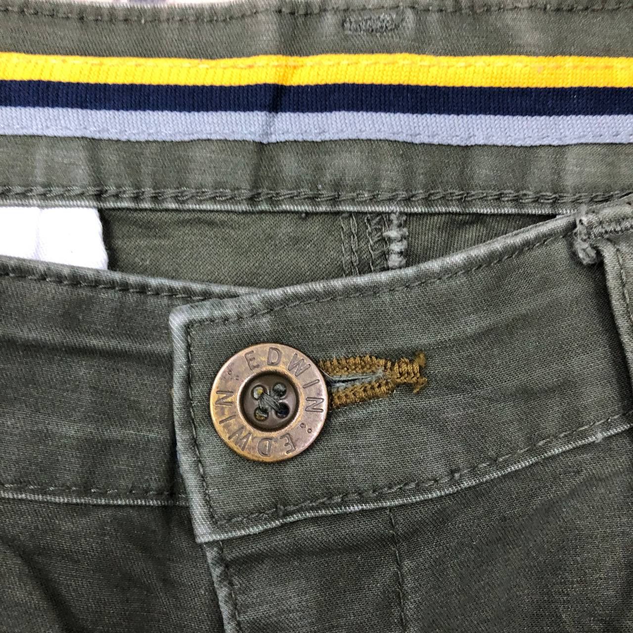 Edwin P792 EDWIN RUSTY DISTRESSED CARGO SKINNY PANTS Size US 35 - 4 Thumbnail