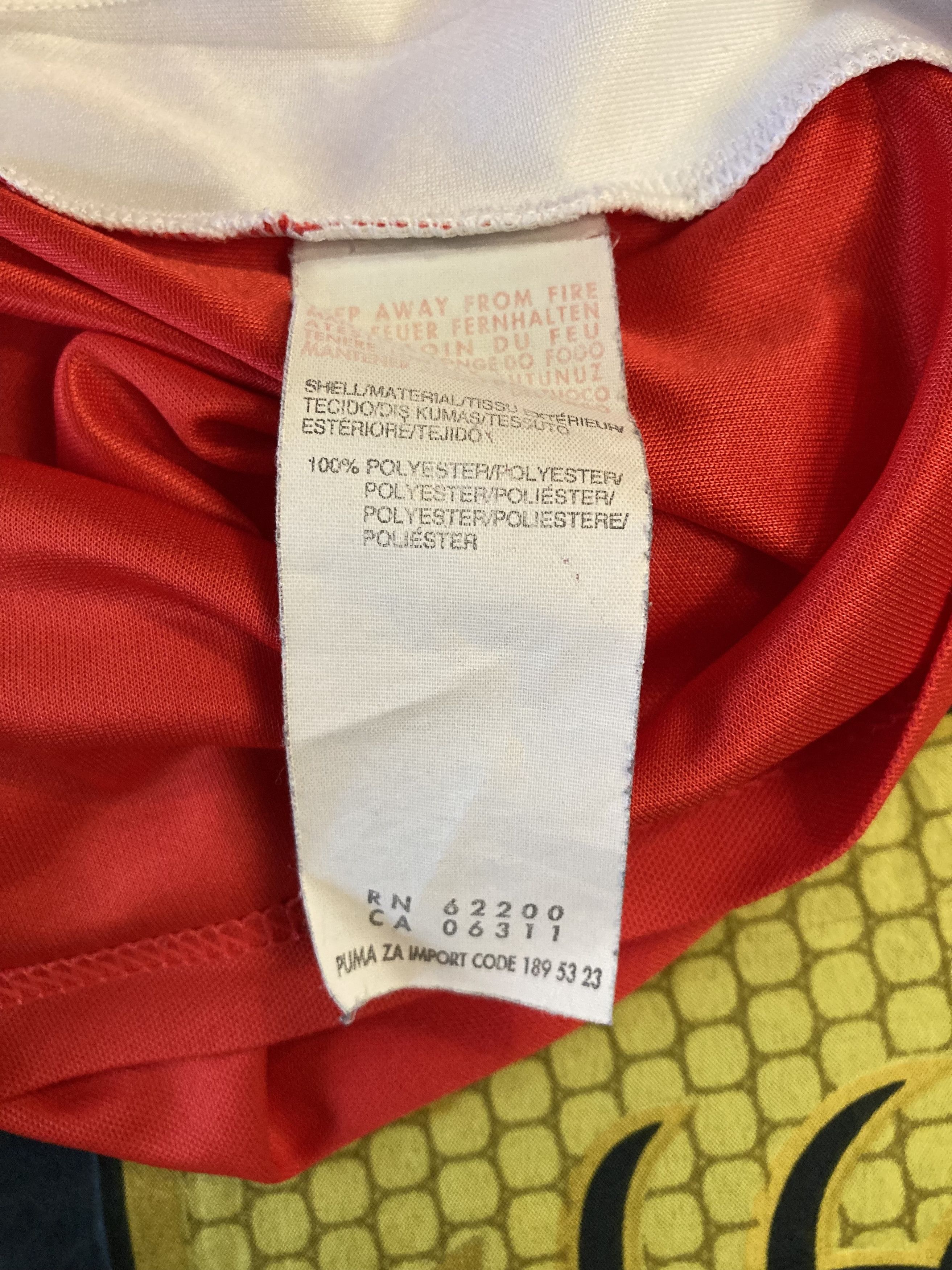 Puma Arsenal Puma 2014-15 Home Jersey Bushnell #7 Size US L / EU 52-54 / 3 - 7 Thumbnail
