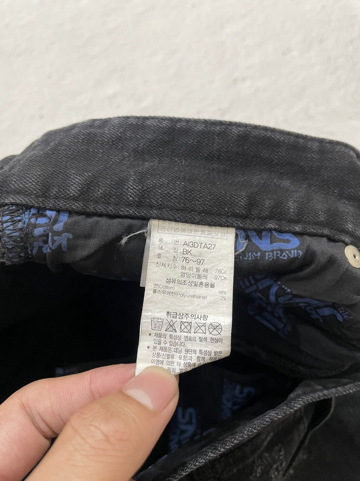 Japanese Brand Jambange Distressed Washed Black Jeans y2k Size US 30 / EU 46 - 12 Thumbnail