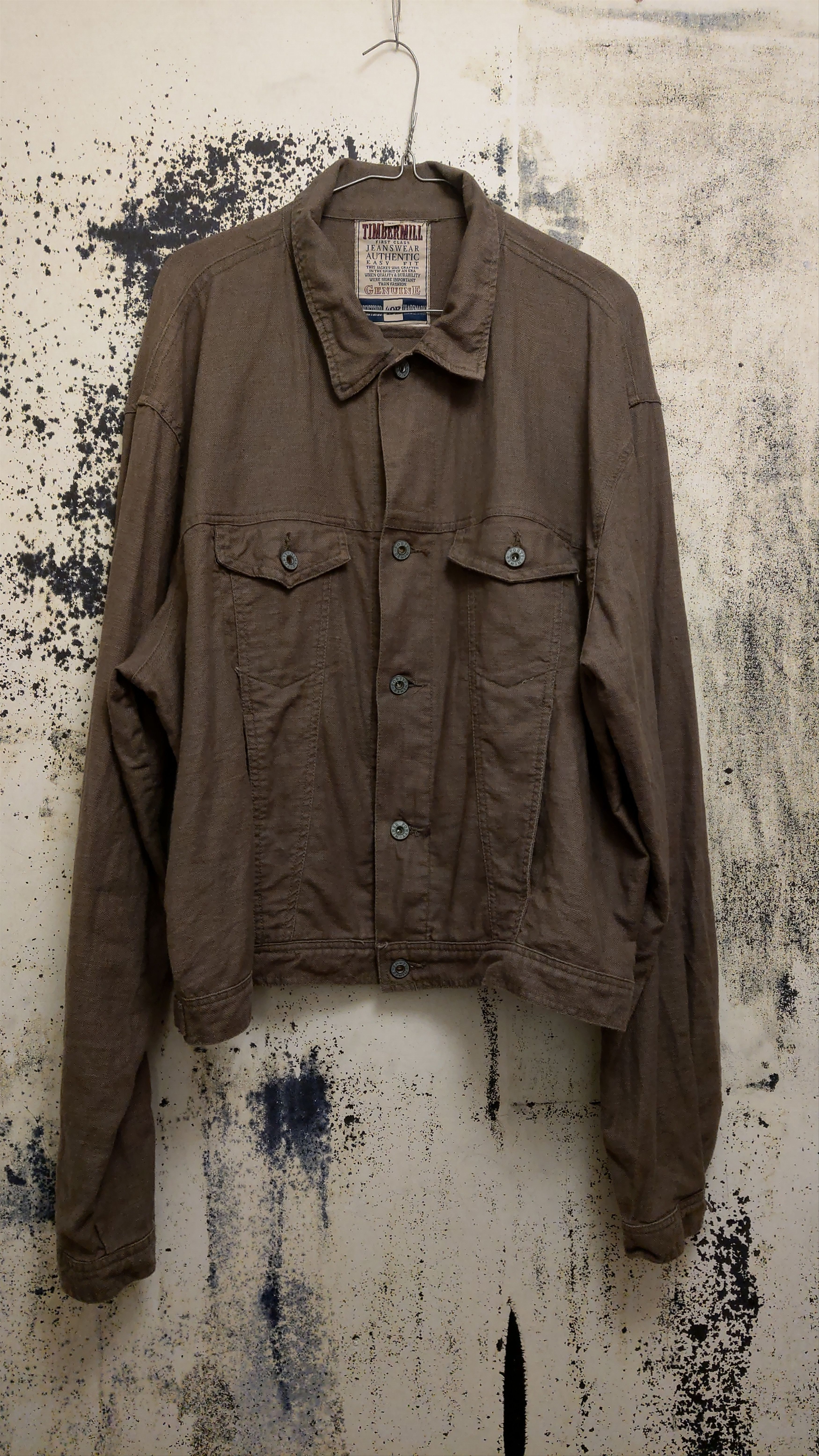 Vintage Vintage Linen Worker Jacket Industrial Raw y2k opium Size US XL / EU 56 / 4 - 1 Thumbnail