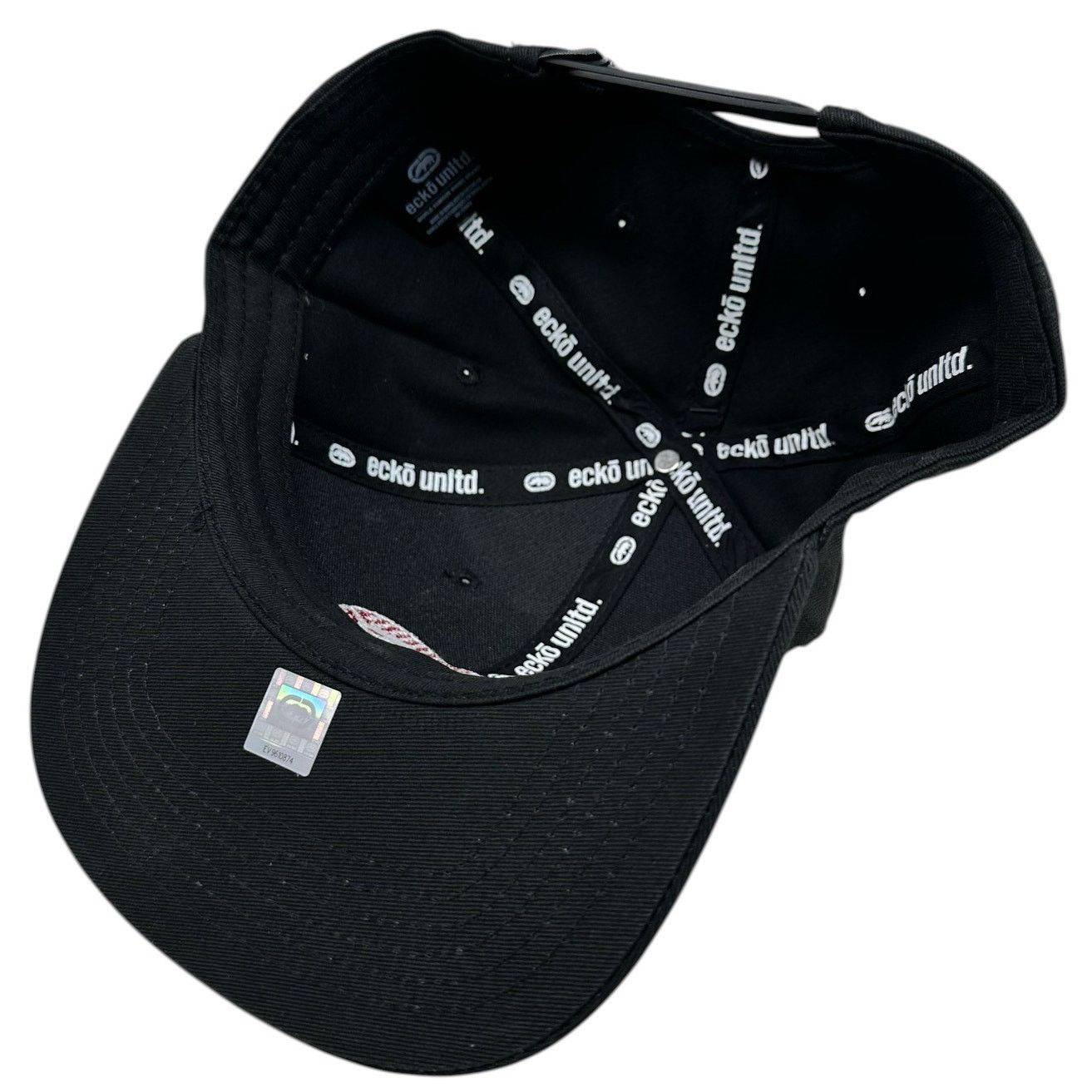 Ecko Unltd. Ecko Unltd Snapback Hat Embroidered Tatami Stitch Black Cap Size ONE SIZE - 5 Thumbnail