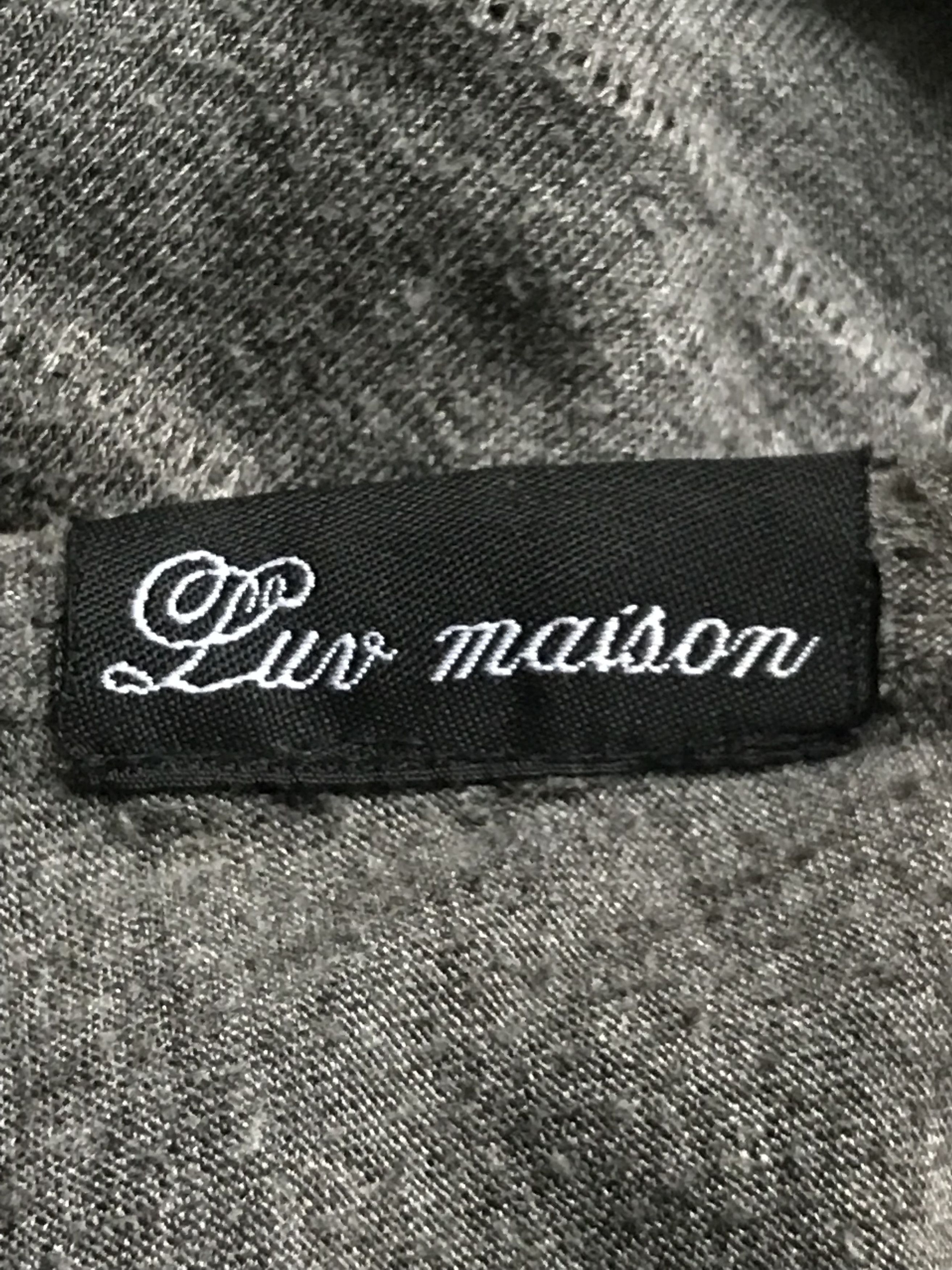 Le Grande Bleu (L.G.B.) Luv Maison Jackrose Textured Poem Long Sleeve T-Shirt Size US S / EU 44-46 / 1 - 4 Thumbnail