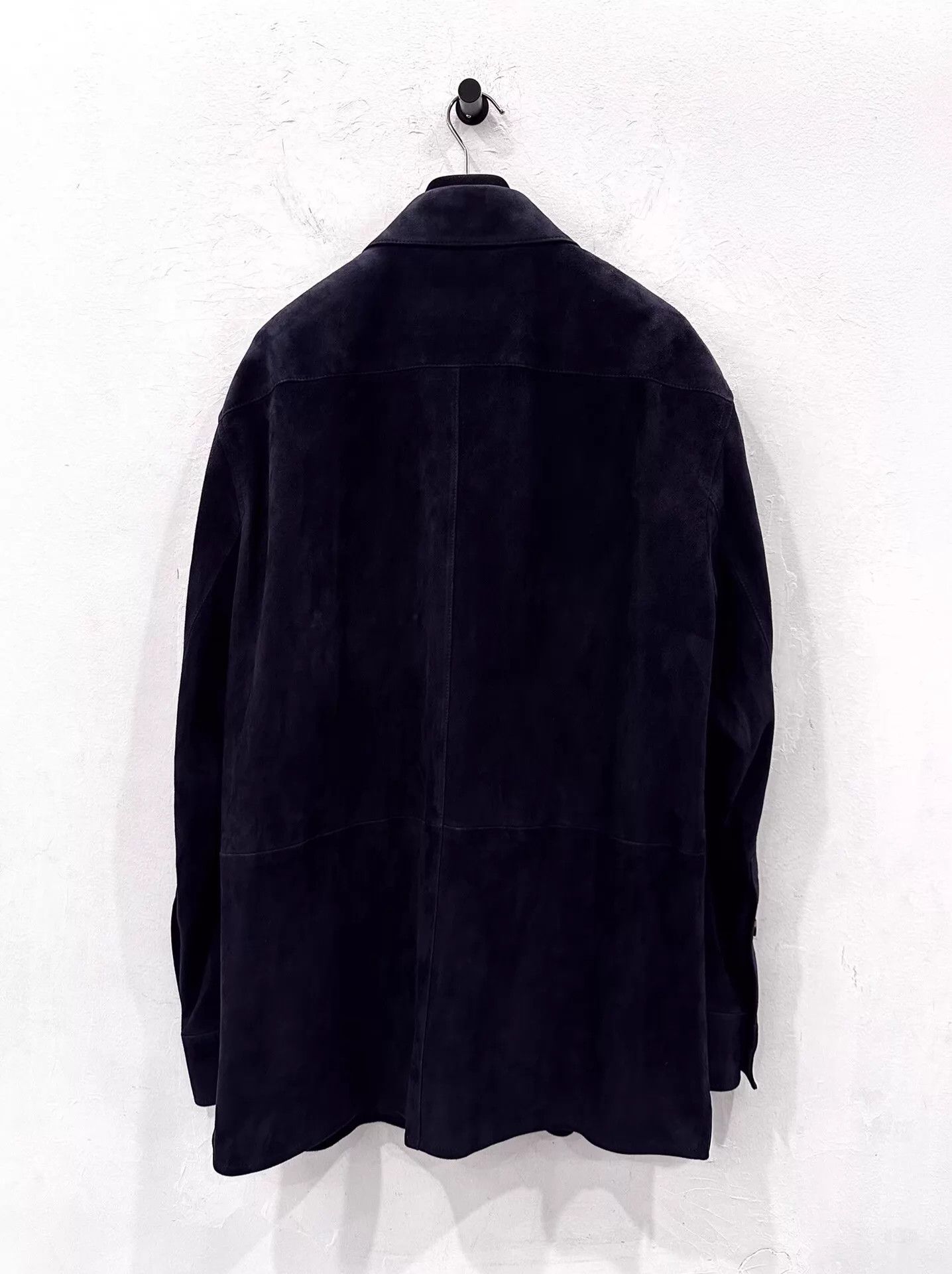 Polo Ralph Lauren Ralph Lauren Purple Men's Deep Navy Cashmere Suede XL Jacket Size US XL / EU 56 / 4 - 2 Thumbnail