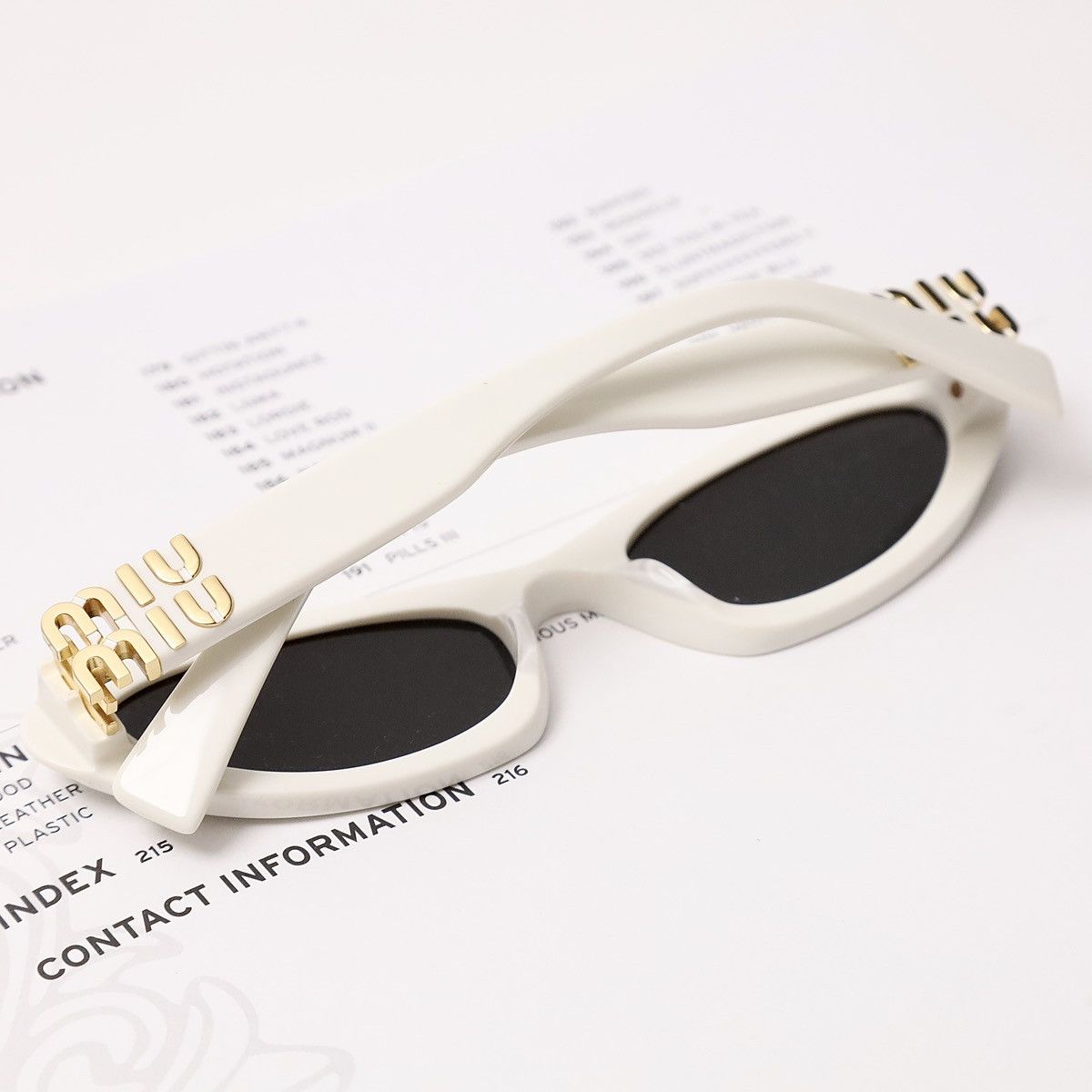Miu Miu MIU MIU 0MU 09YS SUNGLASSES Size ONE SIZE - 7 Thumbnail